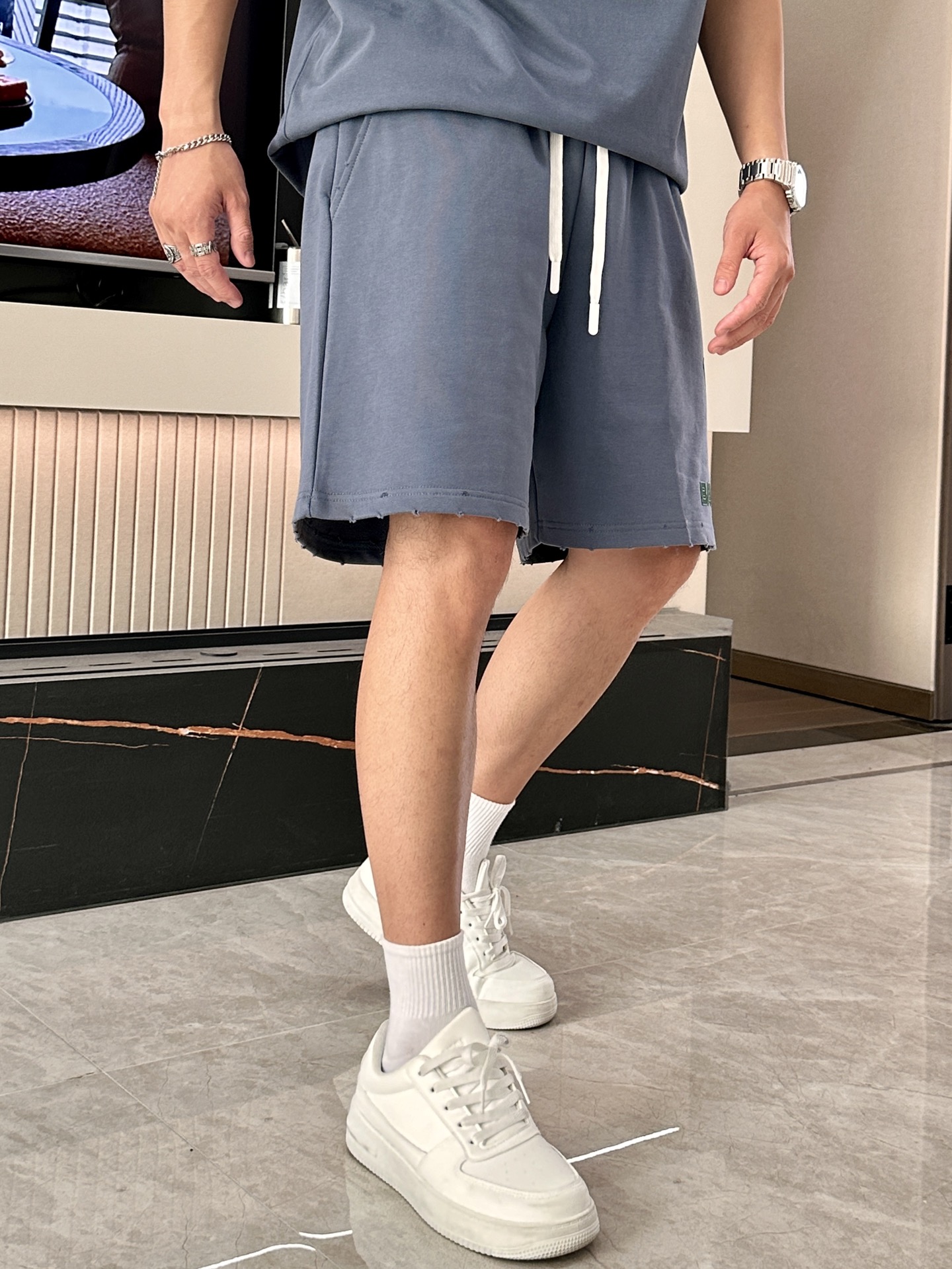 巴黎世家 圆领短袖短裤套装 半袖套装顶级版本贸易公司渠道订单，海外精品独家限定发售，经典即永恒，入手绝对