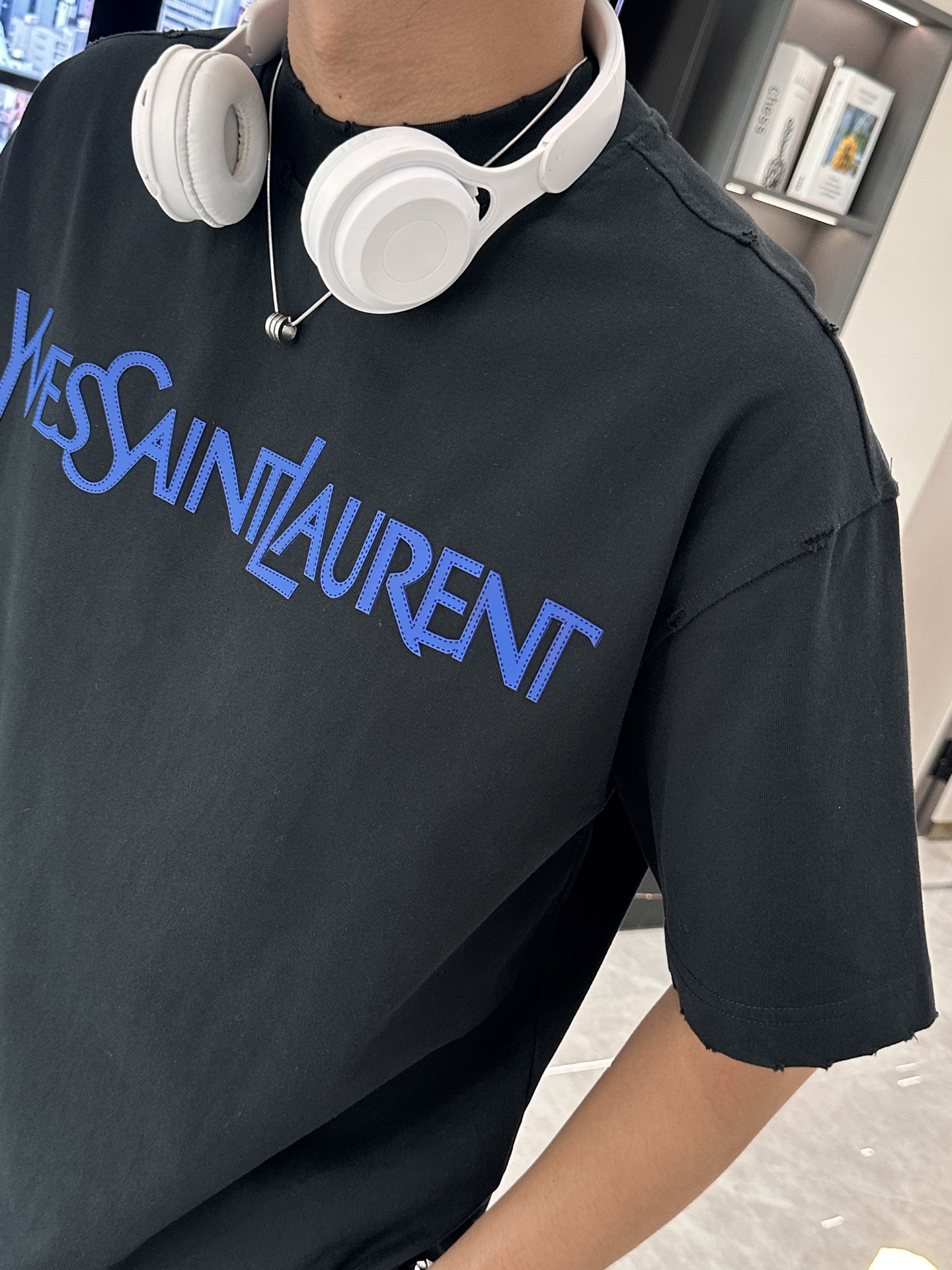 圣罗兰 圆领短袖短裤套装 半袖套装顶级版本贸易公司渠道订单，海外精品独家限定发售，经典即永恒，入手绝对值