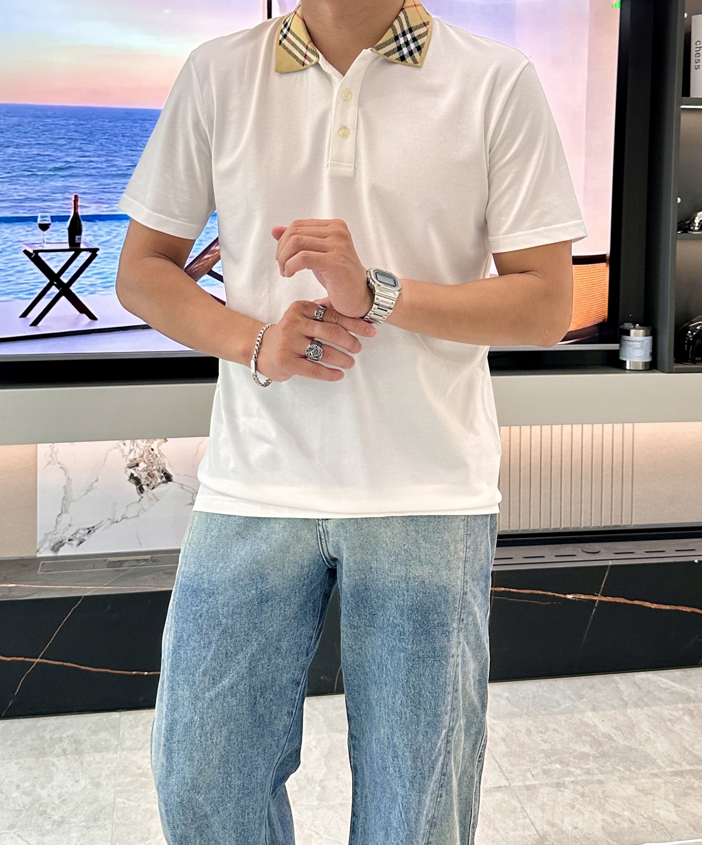 
Bur 2025春夏 官网同步 熟男 轻熟男 最爱款式 经典大气百搭商务休闲Polo领T恤 采用进口双