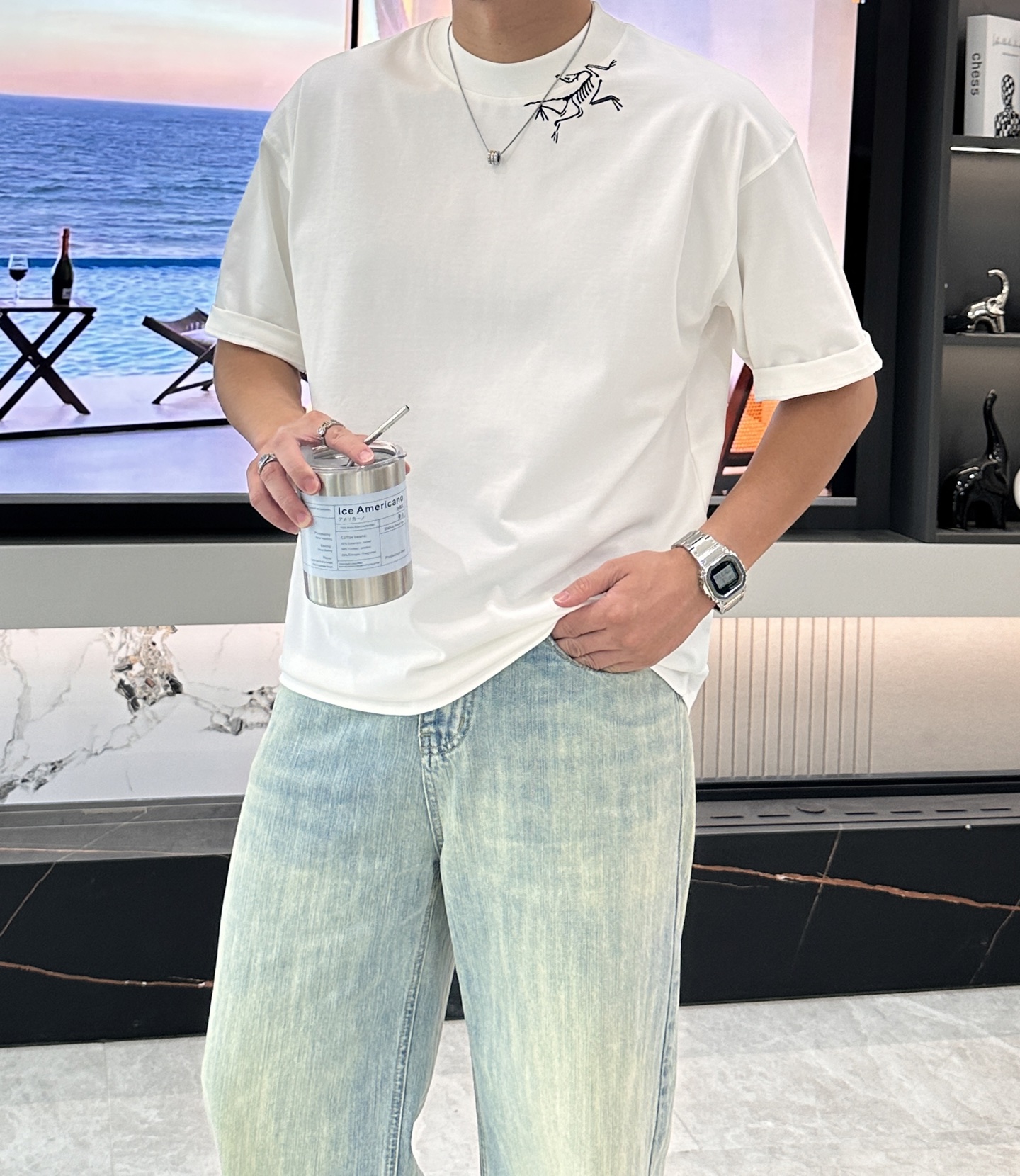 NO:443401,Archaeopteryx spring and summer style/official website synchronization The fabric is made of heavy pure cotton combed cotton fabric, OS loose style, and the upper body style is super positive!  Everyday versatile, a must-have item for wardrobe!  Size S-3XL (Large-size) Size/part S M L XL 2XL 3XL Shoulder width 52 54 56 57 59 60 Clothes length 70 72.75.78.82.85. Bust 54 56.58.60.62.64. Sleeve length 24 26 27 28 29 30,arc'teryx,alexander wang19860909始祖鸟 春夏款/官网同步 面料采用重磅纯棉精梳棉面料,OS宽松版型,上身版型超正！日常百搭,衣橱必备单品！ 尺码 S-3XL（版型偏大） 码数/部位S M L XL 2XL 3XL 肩宽 52 54 56 57 59 60 衣长70 72.75.78.82.85. 胸围 54 56.58.60.62.64. 袖长24 26 27 28 29 30,arc'teryx,alexander wang,Men's clothing