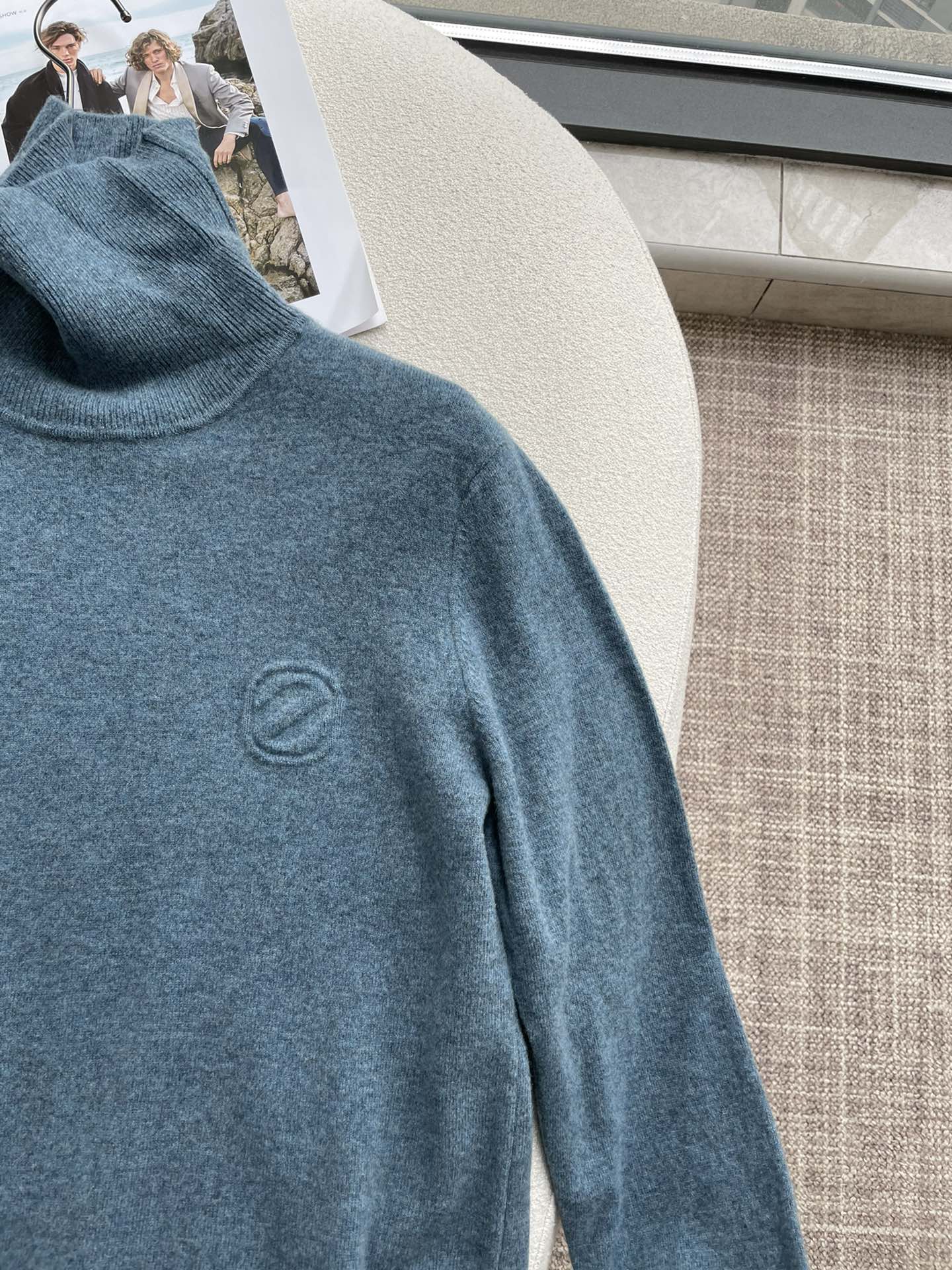 · 杰尼亚 重磅推荐！2025aw秋冬新款 100%绵羊毛 专柜同步 时尚经典基础款针织衫 秋冬必备款 