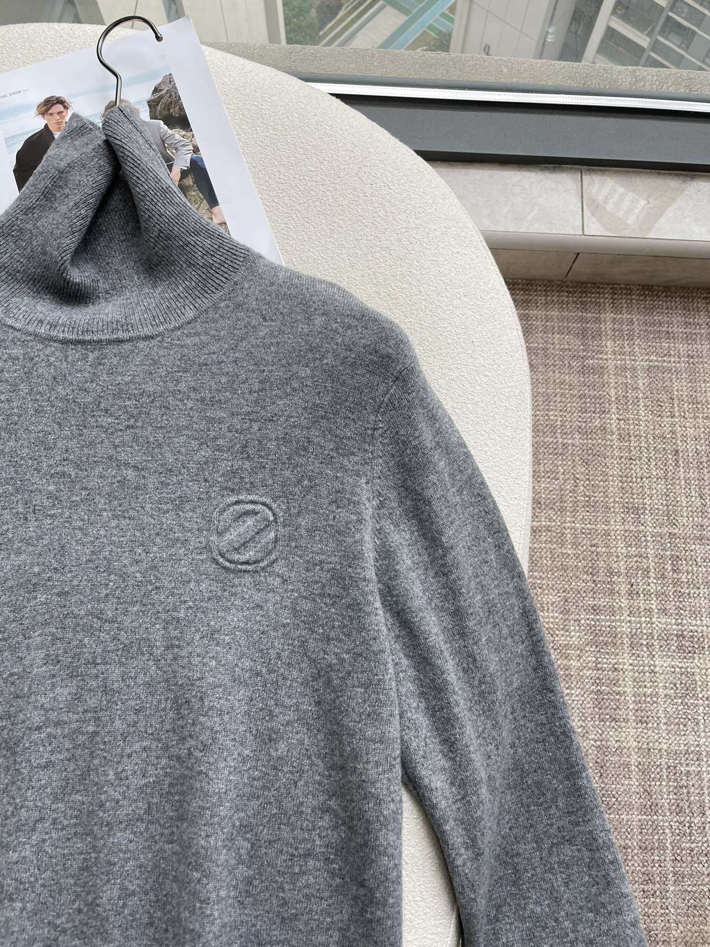 · 杰尼亚 重磅推荐！2025aw秋冬新款 100%绵羊毛 专柜同步 时尚经典基础款针织衫 秋冬必备款 