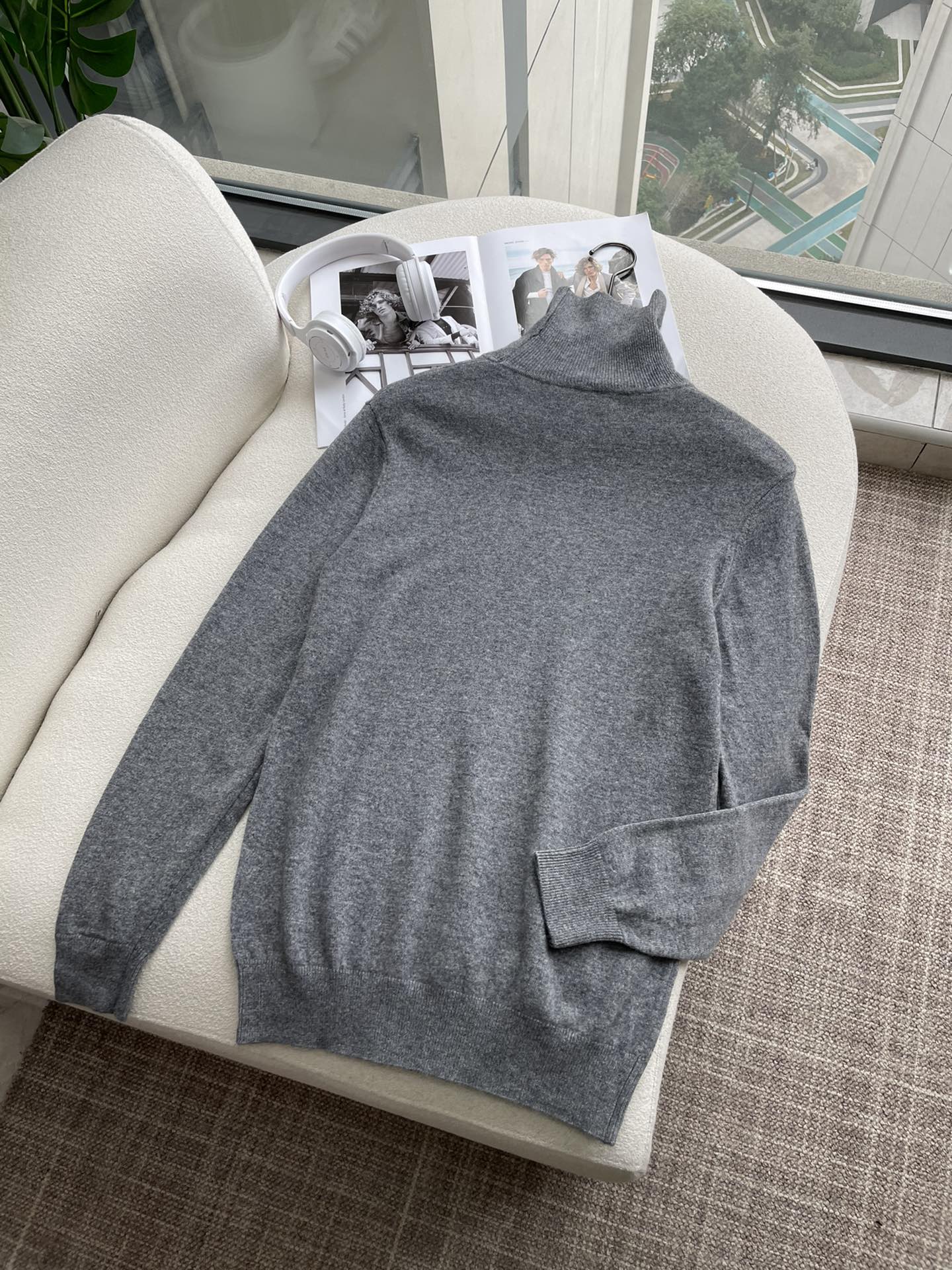 · 杰尼亚 重磅推荐！2025aw秋冬新款 100%绵羊毛 专柜同步 时尚经典基础款针织衫 秋冬必备款 