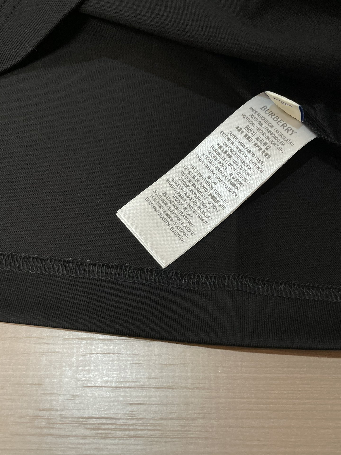 BUR 2026春夏新款首发专柜最新款短袖圆领T恤 高端订制 设计前卫时尚！品牌logo重工艺设计 高端