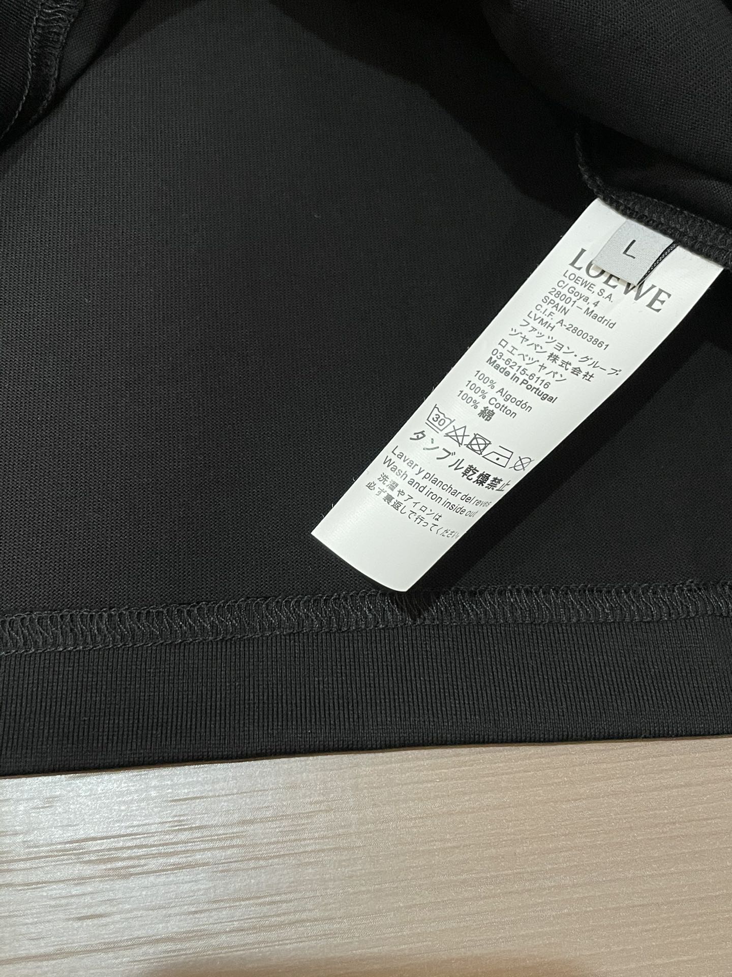 Loewe 2026春夏新款首发专柜最新款短袖圆领T恤 高端订制 设计前卫时尚！品牌logo重工艺设计 