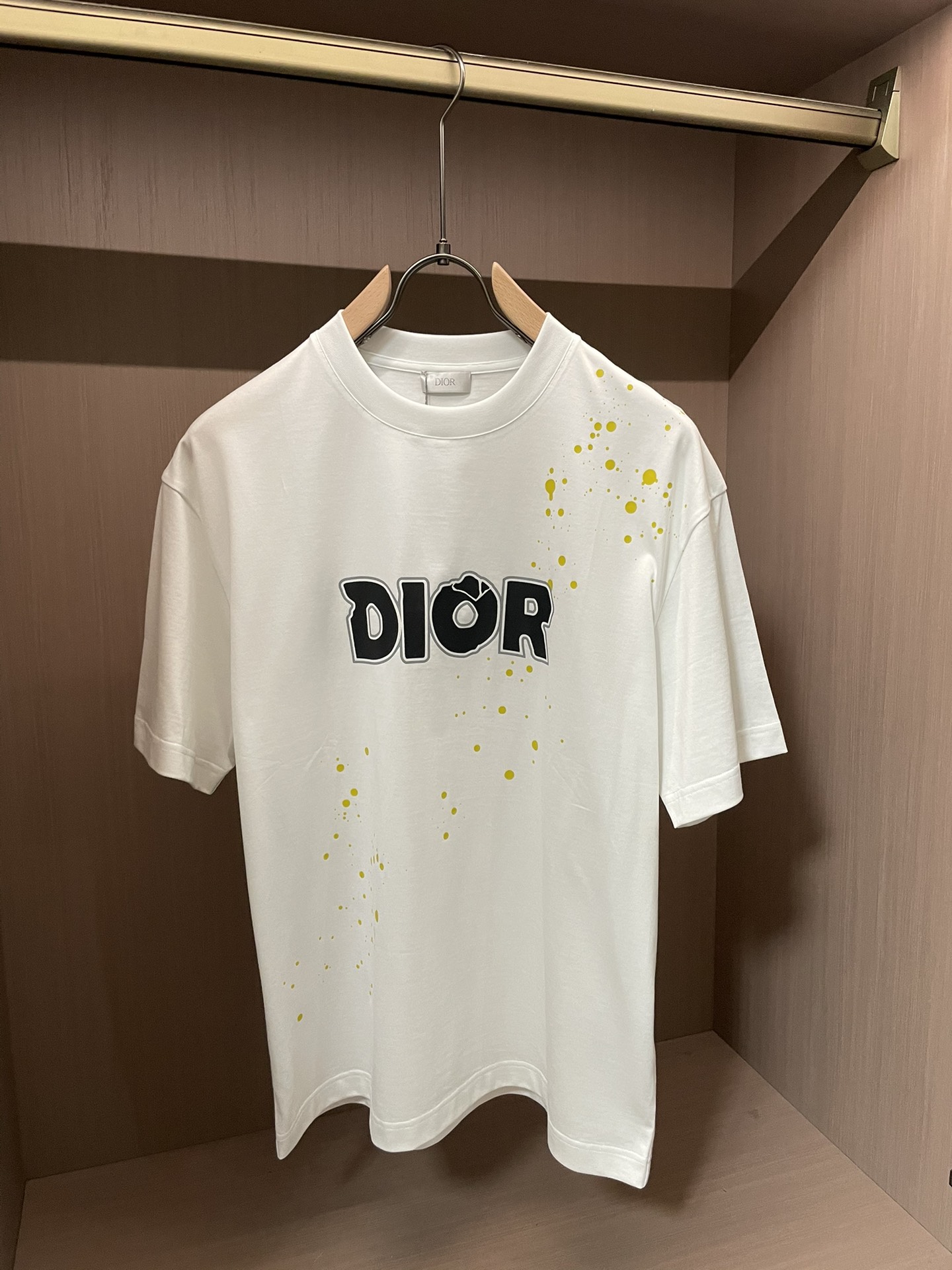 Dior 2026春夏新款首发专柜最新款短袖圆领T恤 高端订制 设计前卫时尚！品牌logo重工艺设计 高