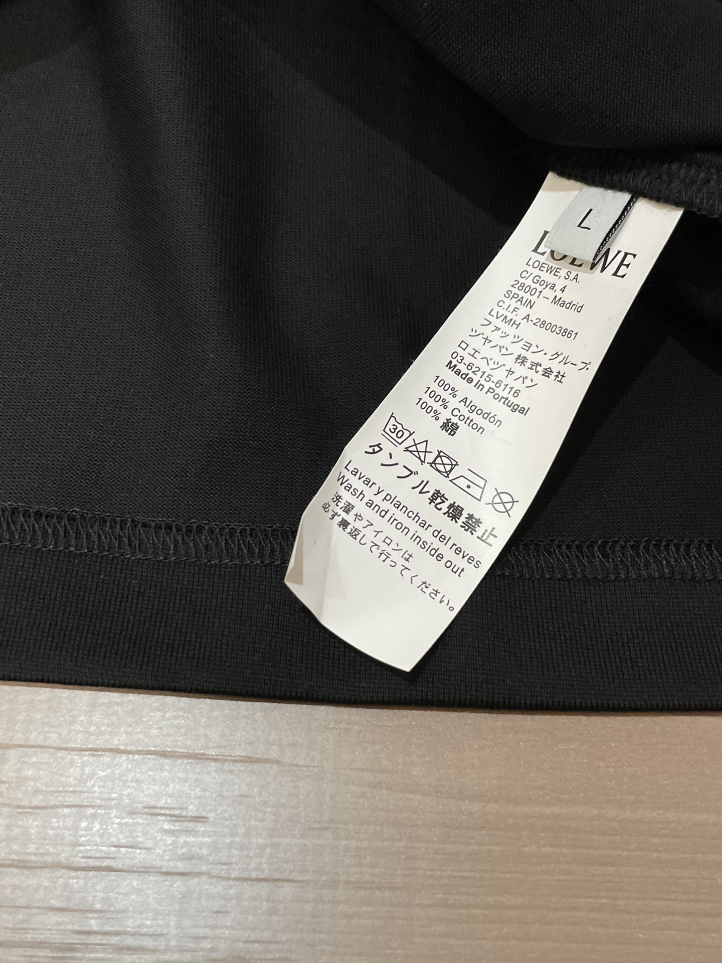 Loewe 2026春夏新款首发专柜最新款短袖圆领T恤 高端订制 设计前卫时尚！品牌logo重工艺设计 