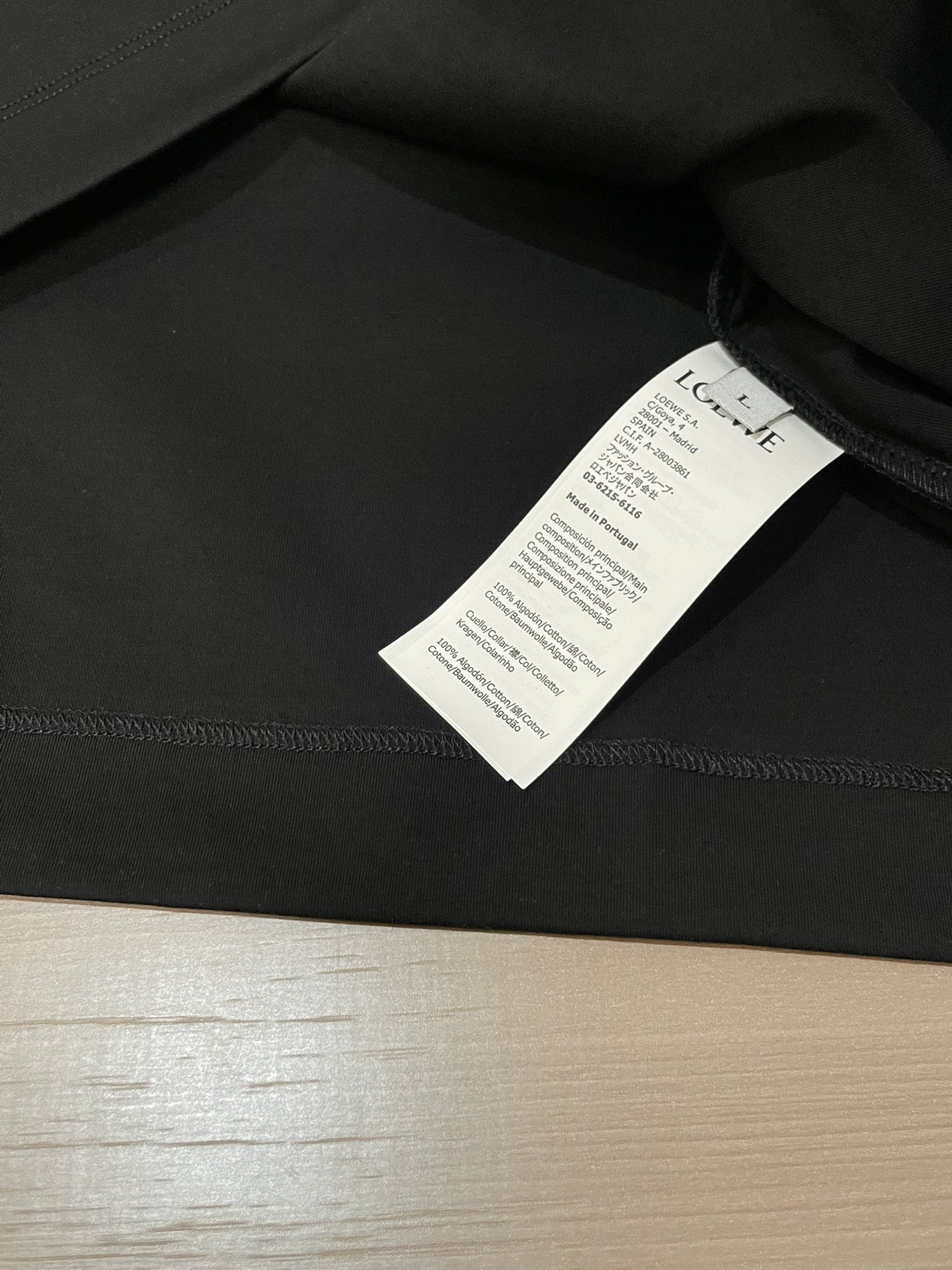 Loewe 2026春夏新款首发专柜最新款短袖圆领T恤 高端订制 设计前卫时尚！品牌logo重工艺设计 