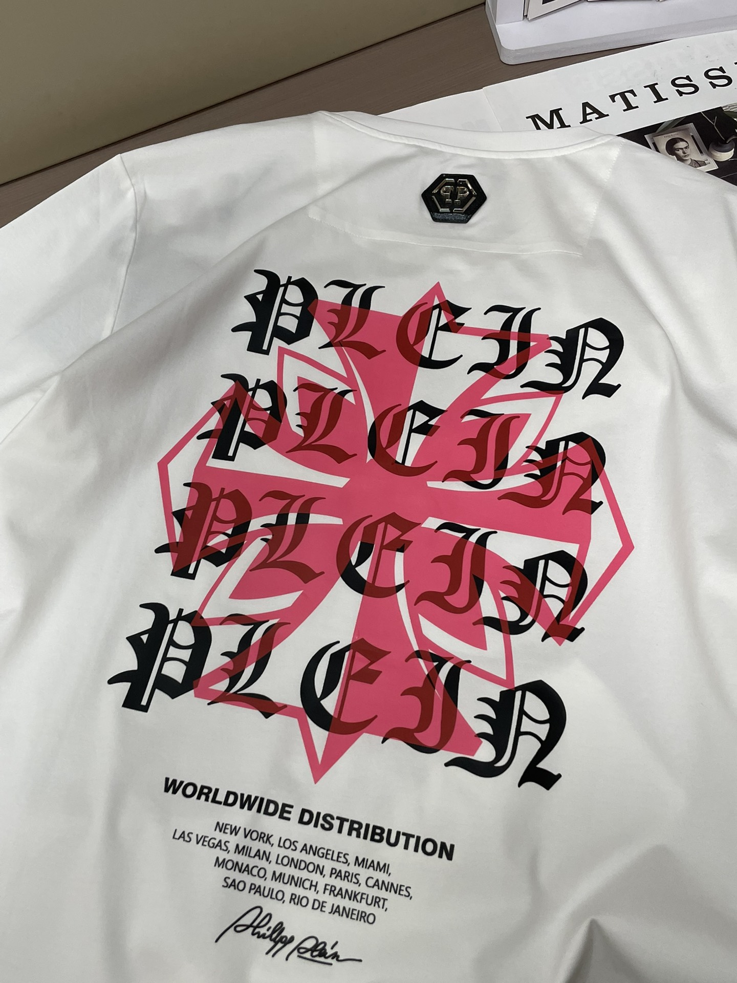 PhiliPP Plein 2026春夏新品高街风图案印花短袖T恤​​ ，是兼具​​潮流态度与品牌辨识度