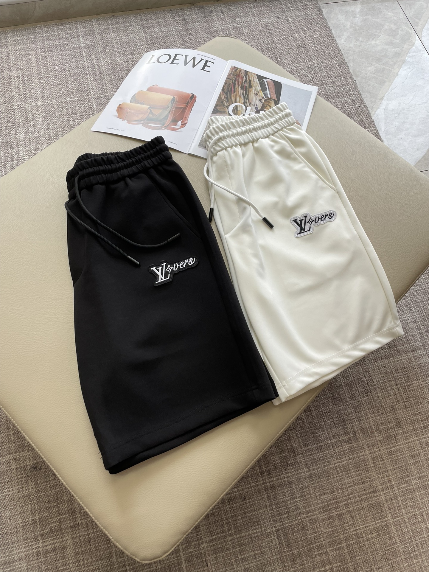 Lv 重磅推荐！2026ss夏装新品 专柜在售 最新系列图案logo短裤 必须人手一件的节奏！进口顶极高