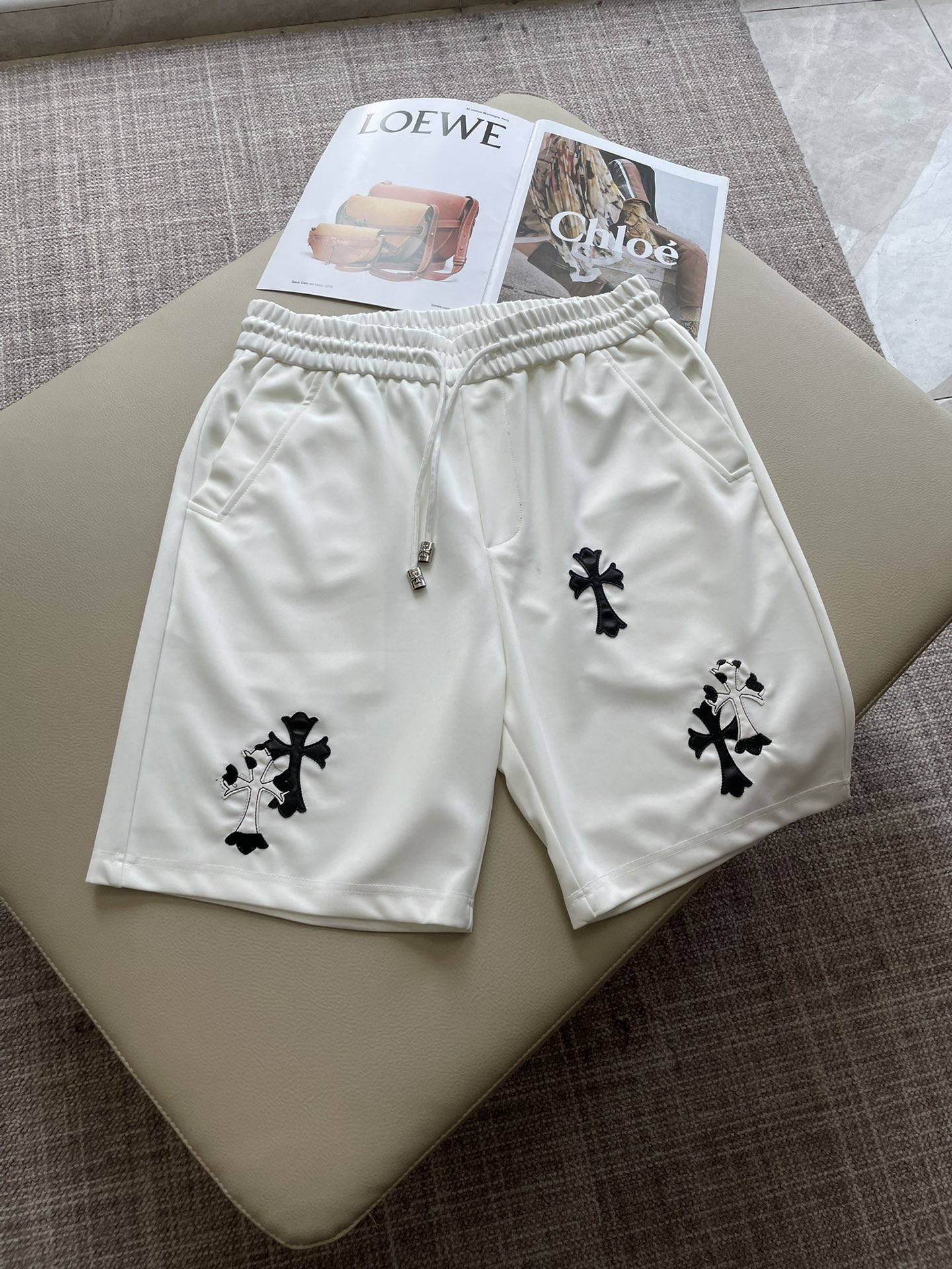 克罗心 重磅推荐！2026ss夏装新品 专柜在售 最新系列图案logo短裤 必须人手一件的节奏！进口顶极