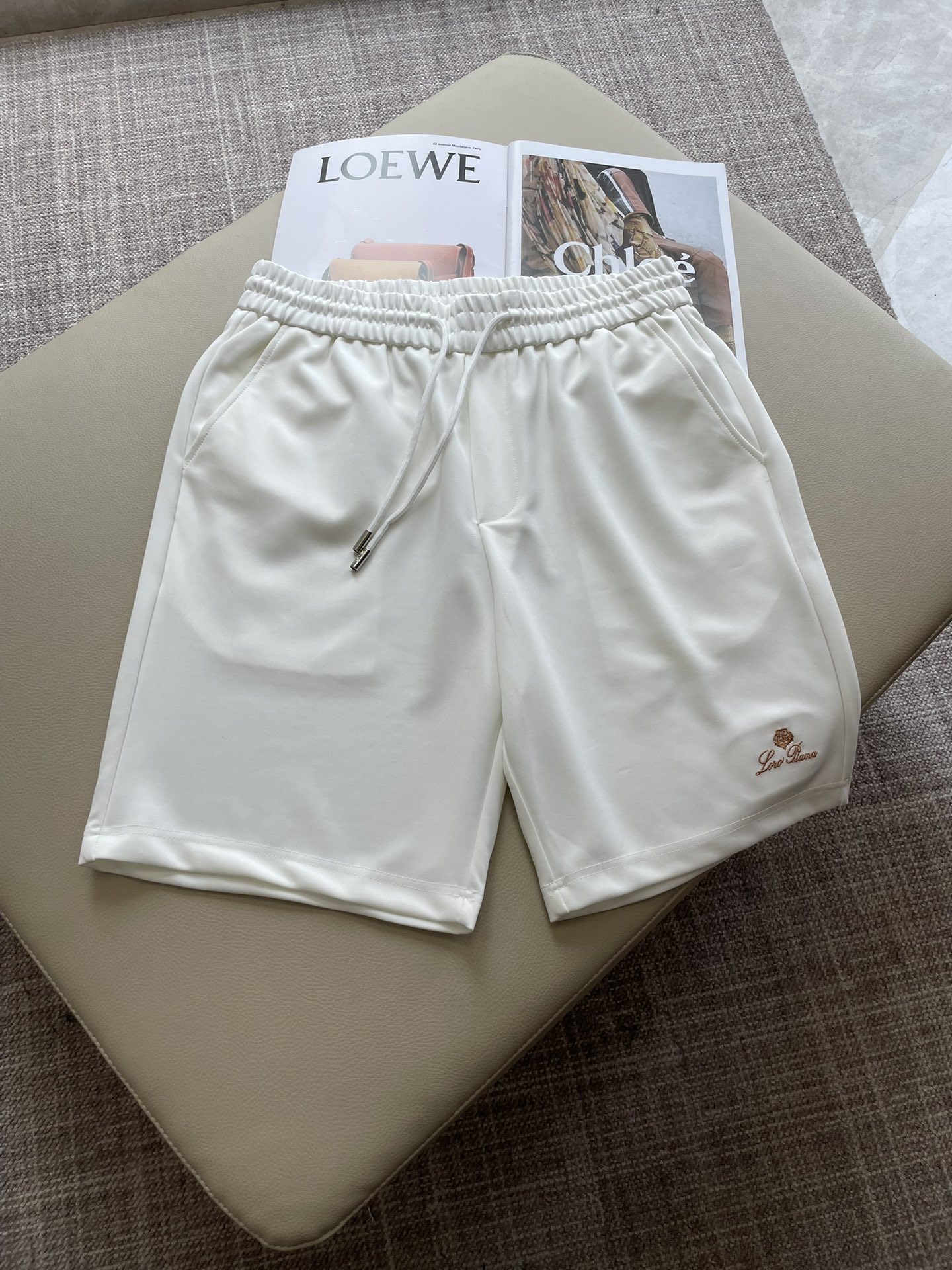 loro Piana 重磅推荐！2026ss夏装新品 专柜在售 最新系列图案logo短裤 必须人手一件的