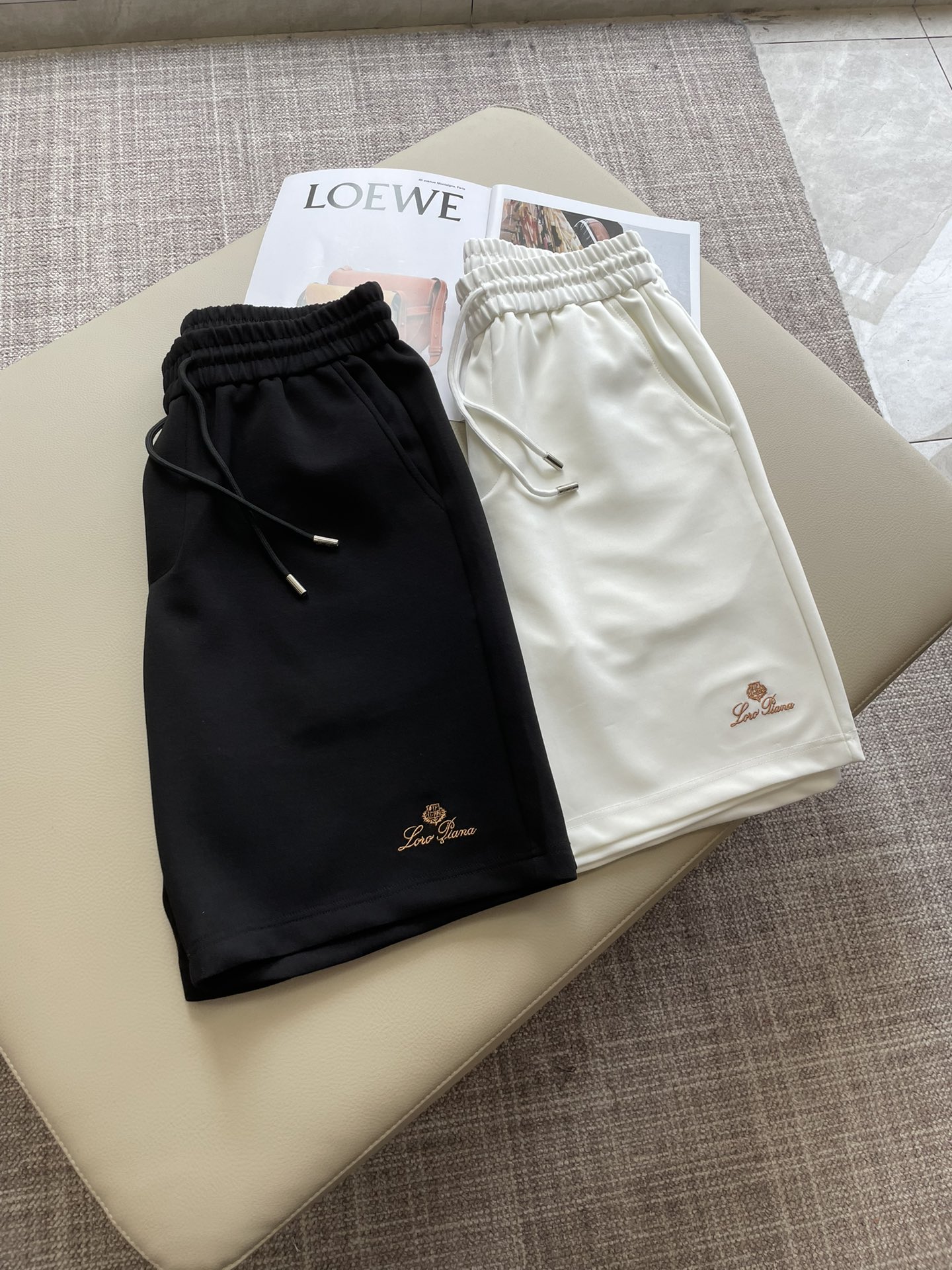 loro Piana 重磅推荐！2026ss夏装新品 专柜在售 最新系列图案logo短裤 必须人手一件的
