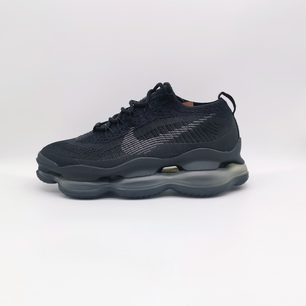 NO:351416,Real price [Pure original real label] Half-code for men and women's shoes #Original last original paper version data development #Use new and various Flyknit weave woven upper material #TPU tray support mid-board #Equipped with a full palm giant Air Max spherical transparent cushioning air cushion #External rubber outsole the wildest air cushion is coming, creating a new generation of atmospheric cushion!  The new Nike Air Max Scorpion Flyknit 