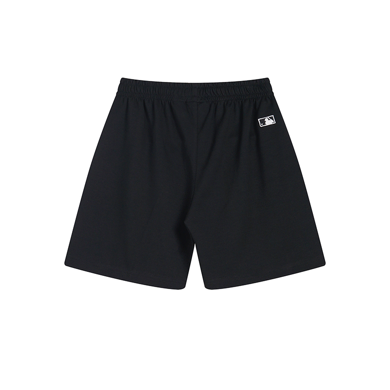 MLB Men and Women Cotton Sporting Shorts in Cream and Black, Sizes S-XXL - 图片 2