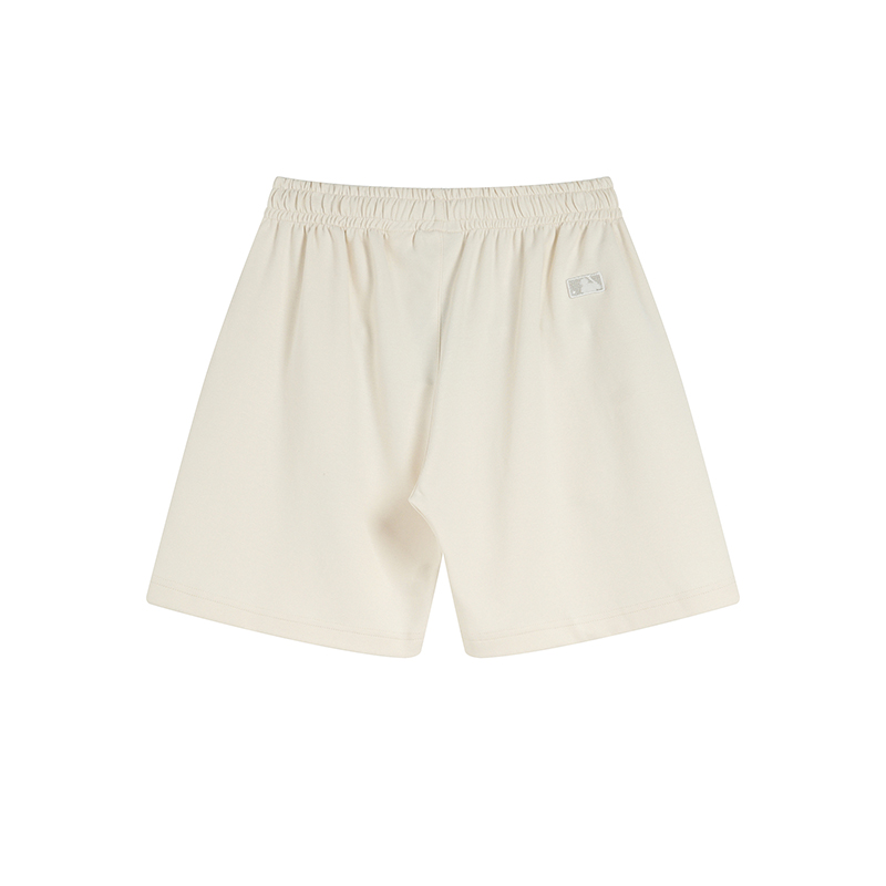 MLB Men and Women Cotton Sporting Shorts in Cream and Black, Sizes S-XXL - 图片 3