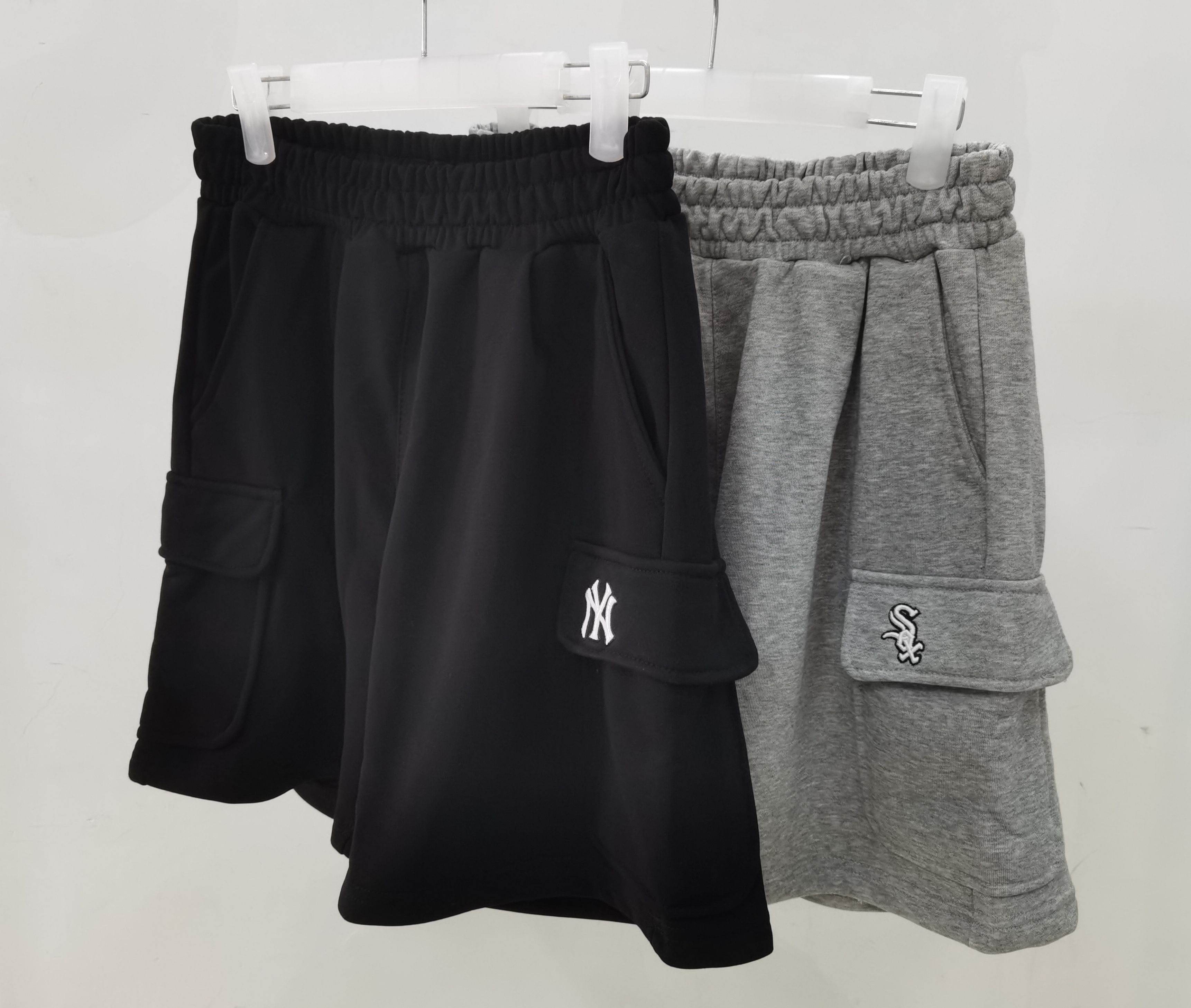“High-Quality Leisure Shorts in Black Grey, 320g Fabrics, Men and Women, Size S-XXL” - 图片 9