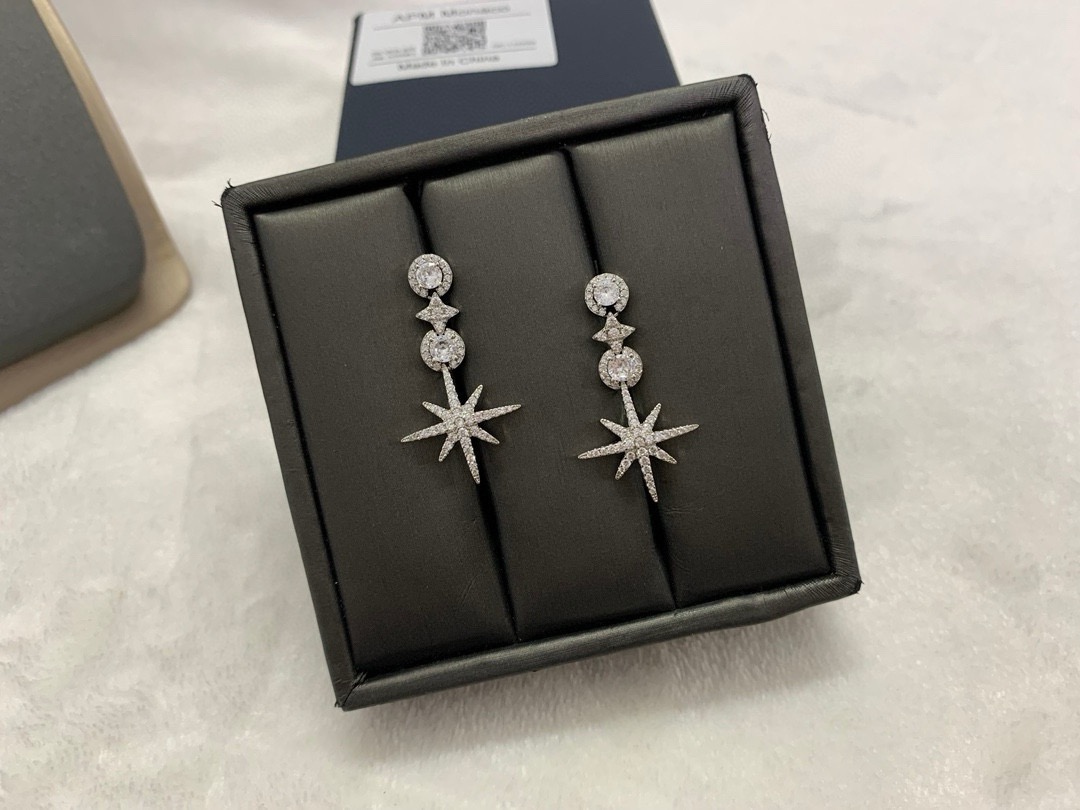 Apm Monaco's meteor studded earrings and round pendant earrings are - Jewelry 5