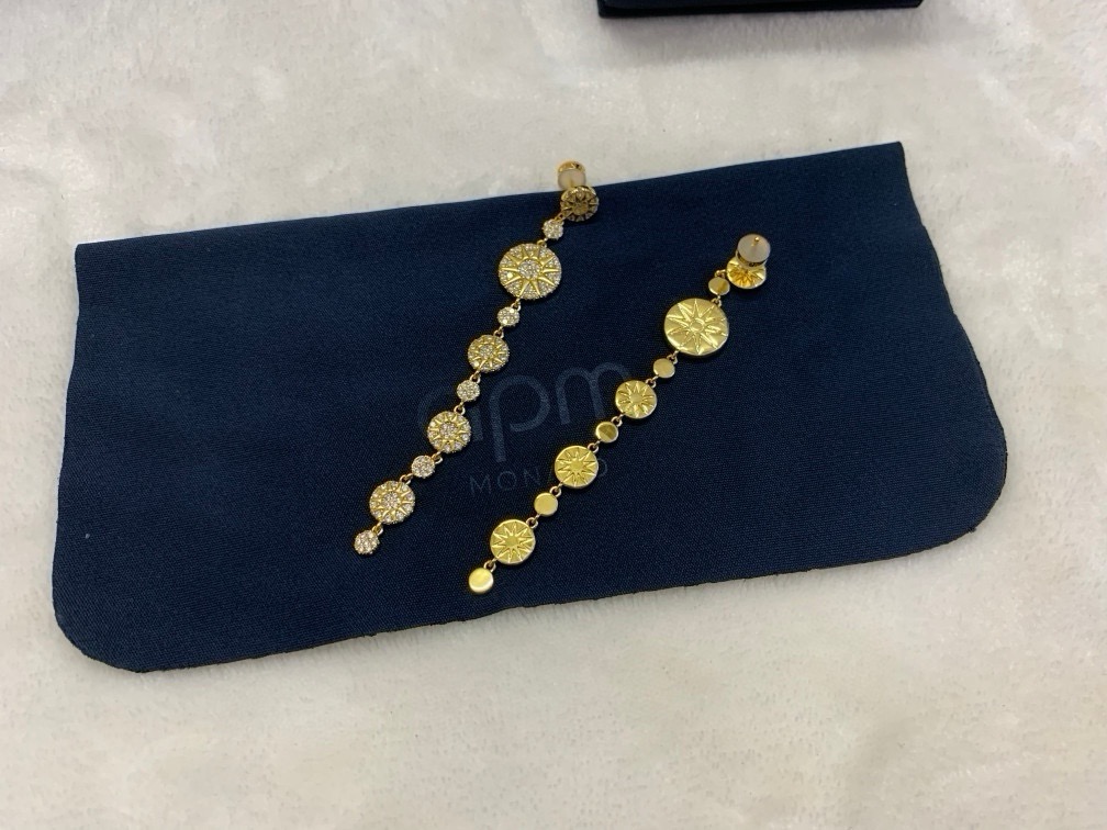 APM 长款Soleil耳环垂坠设计前卫个性新品耳饰礼物节日礼物