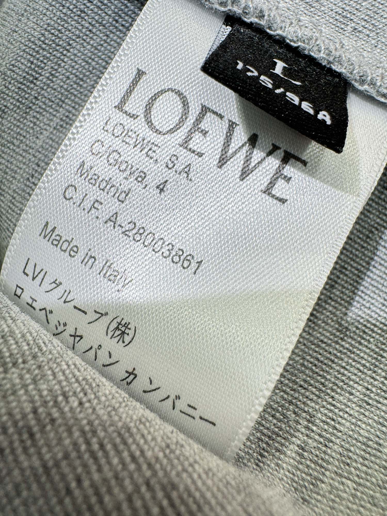 LOEWE罗意威2024ss秋冬新品长袖翻领Polo衫原版五金三标齐全！Logo重工刺绣经典Logo设计