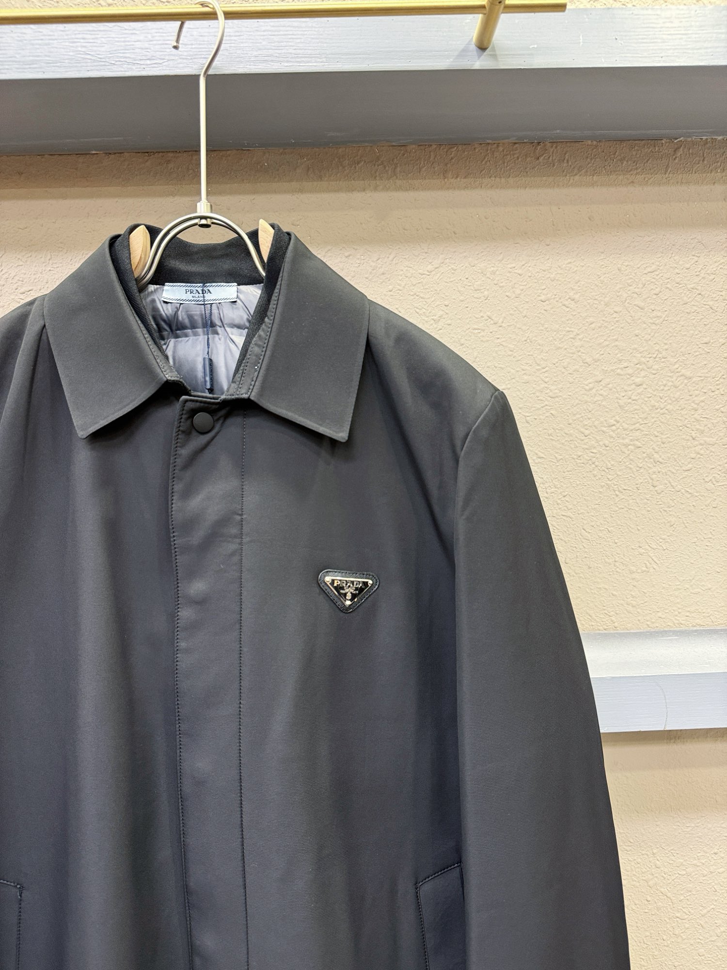 PRADA 普拉达 24ss秋冬新款中长款棉服外套,超A外套 6