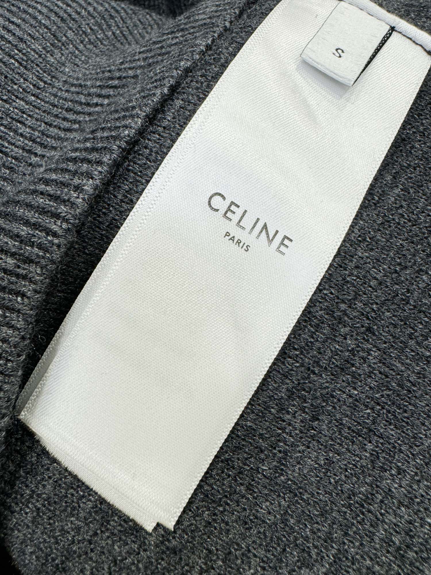 CELINE赛琳 2024秋冬新款毛衣,定制羊毛面料,手感柔软 8