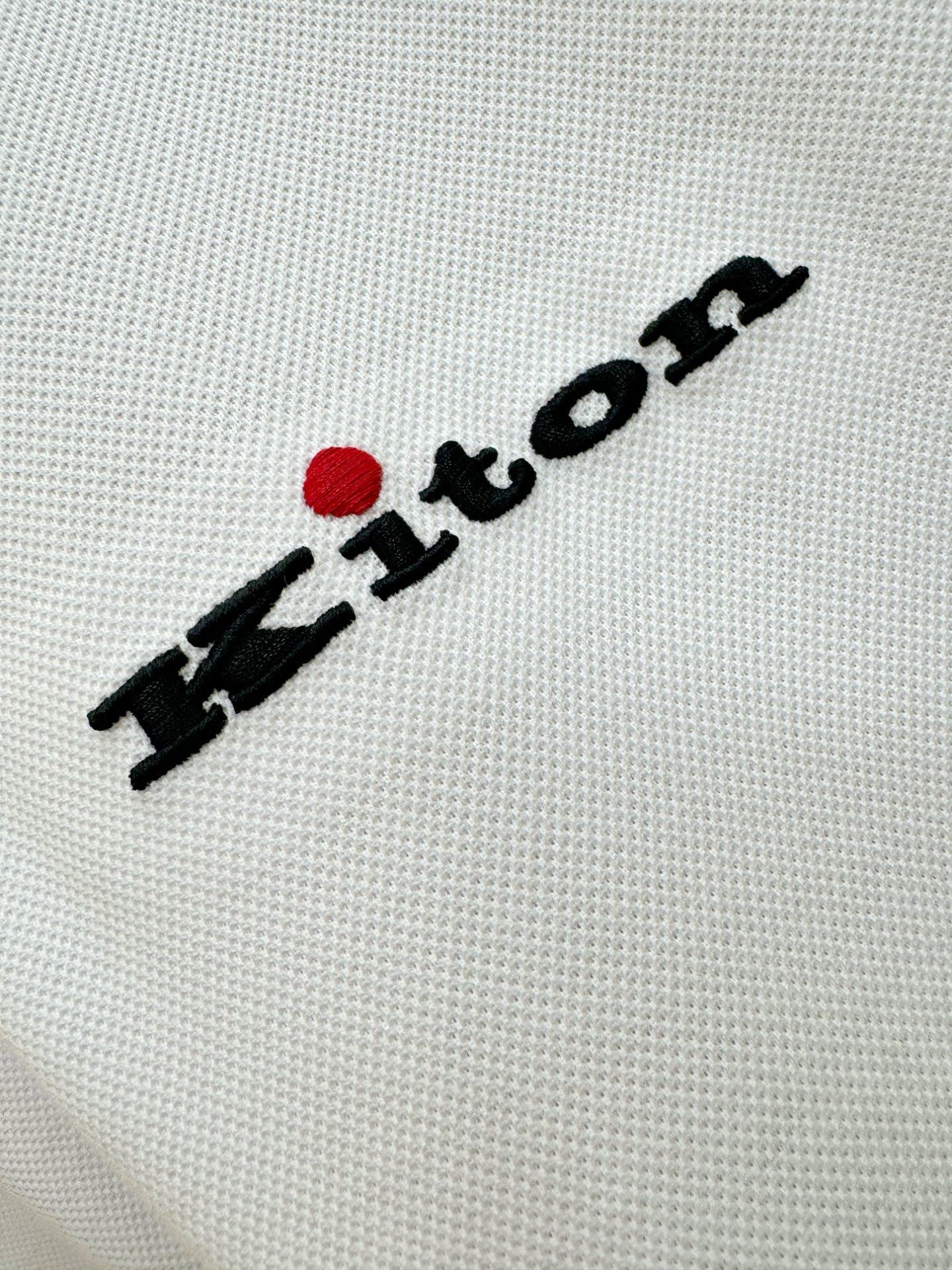 Kiton 高端主线系列 男士翻领短袖POLO衫服装,男 6