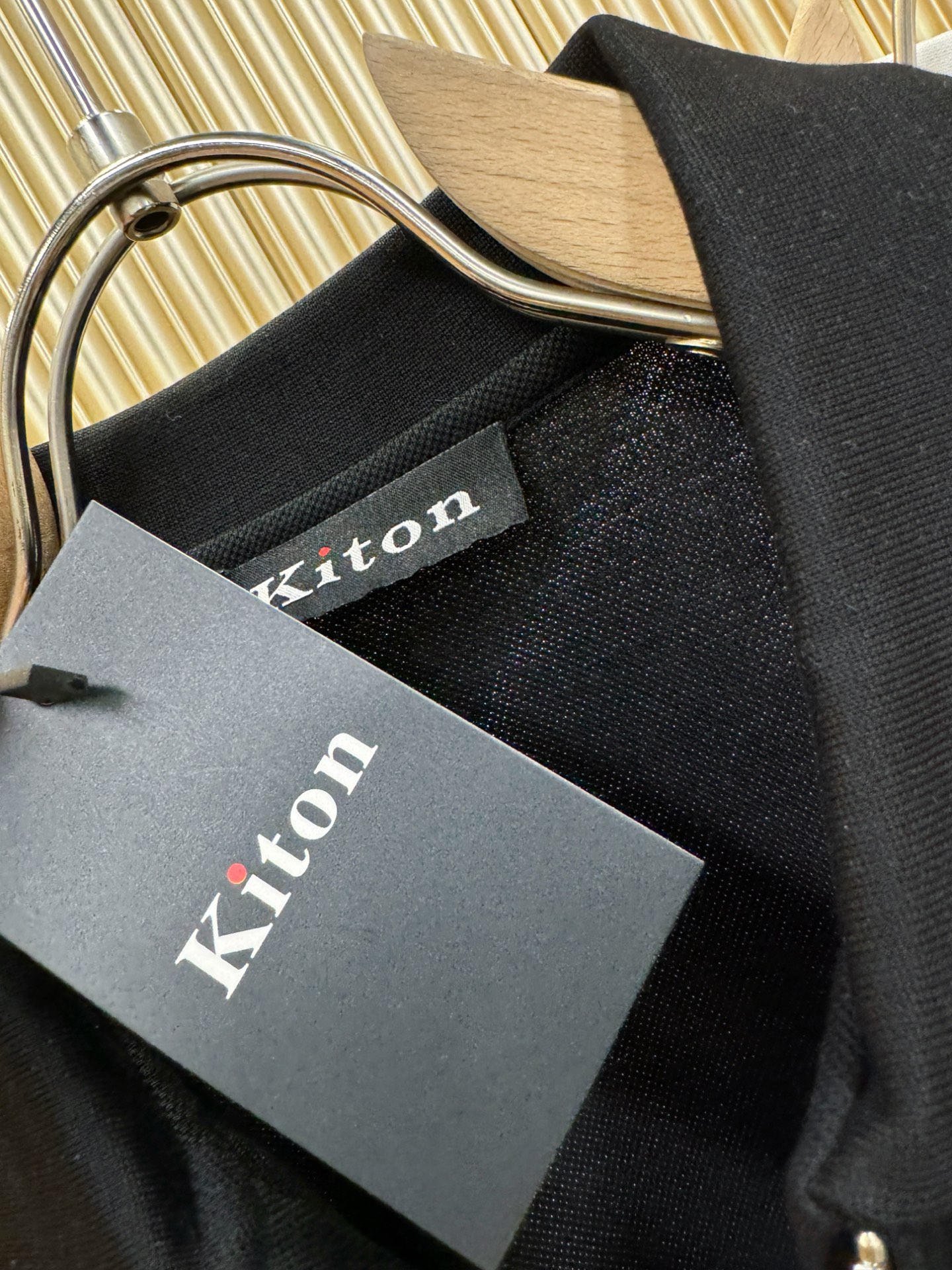 Kiton 高端主线系列 男士翻领短袖POLO衫服装,男 6