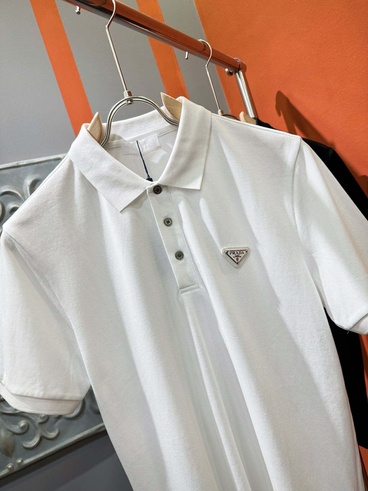 PRADA 高端主线系列 男士短袖POLO衫服装,男,prada 2 PRADA 高端主线系列 男士短袖POLO衫服装,男,prada 2