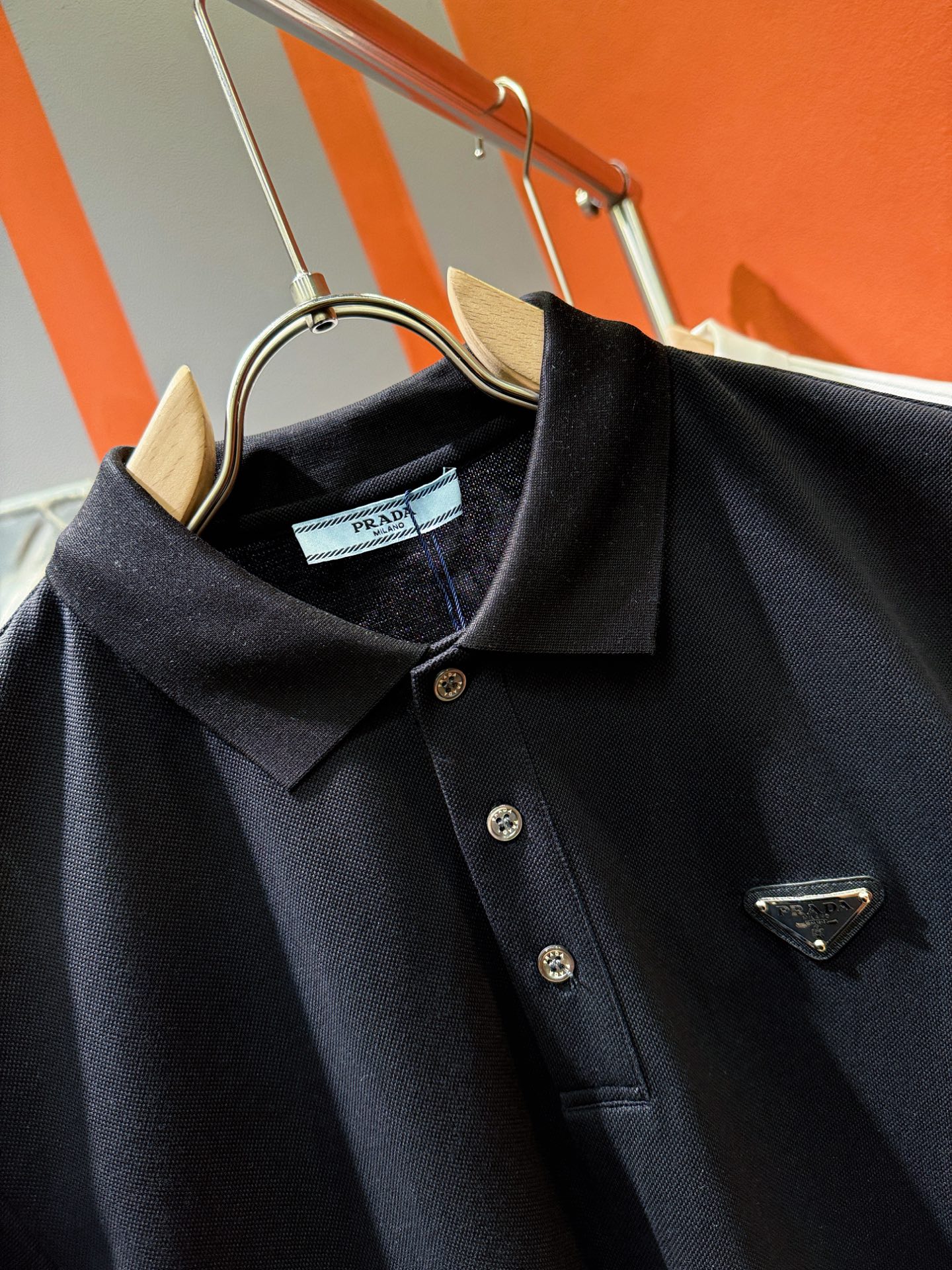 PRADA 高端主线系列 男士翻领短袖POLO衫服装,男,prada 7