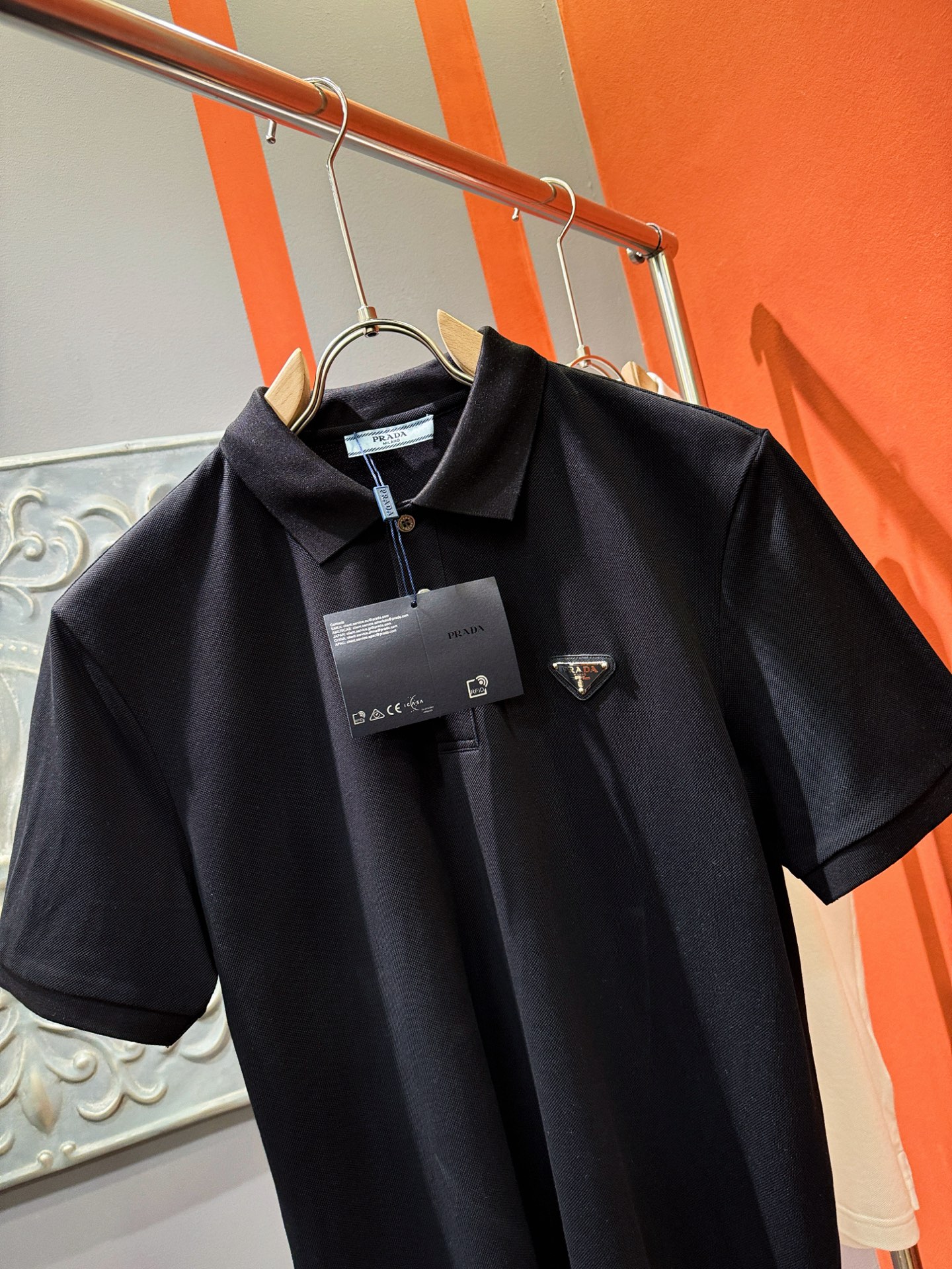 PRADA 高端主线系列 男士翻领短袖POLO衫服装,男,prada 2