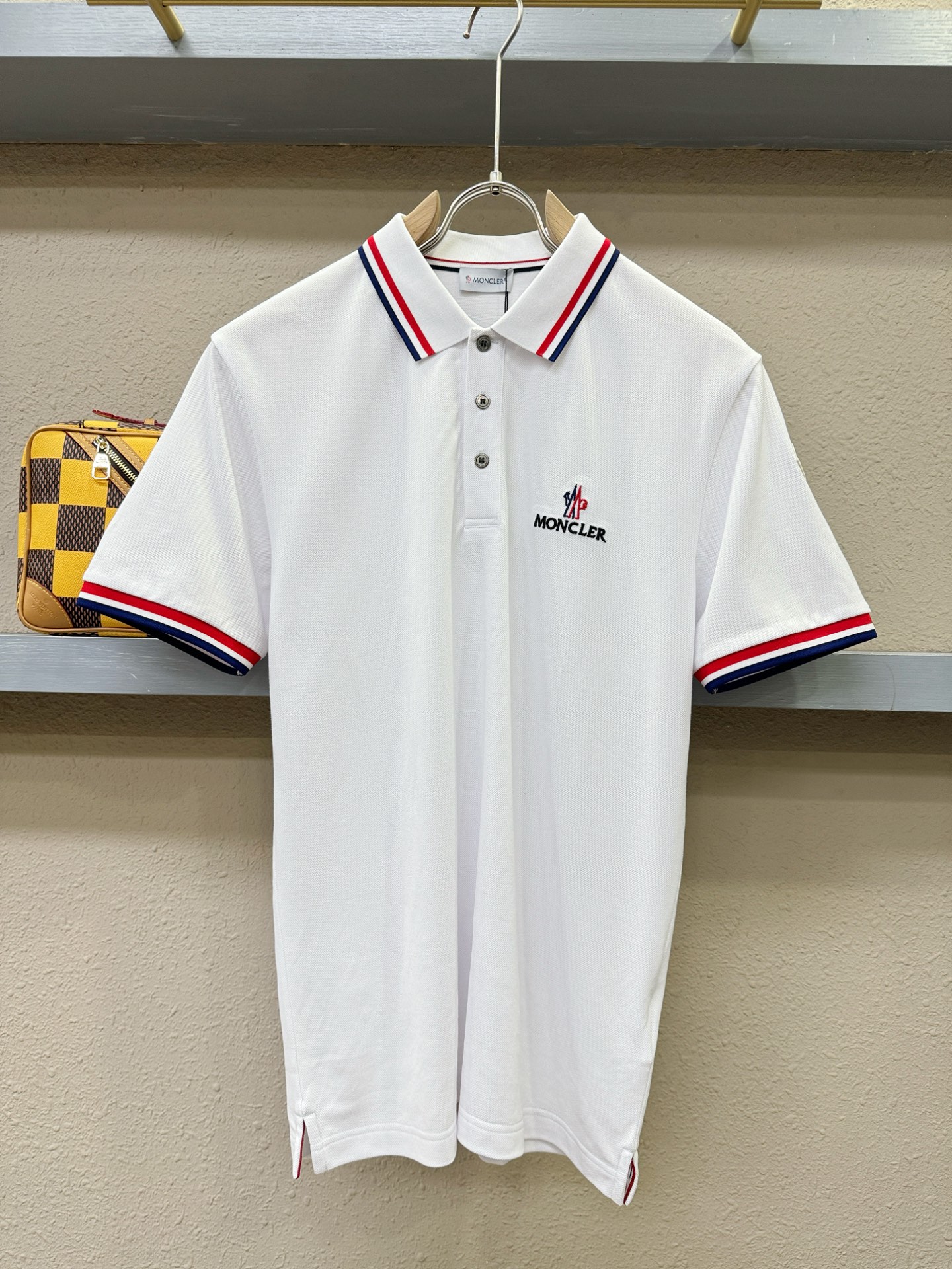  Moncler蒙口 2025官方春夏新款 男士翻领短袖POLO衫，胸口精致Logo，高端主线系列，进口