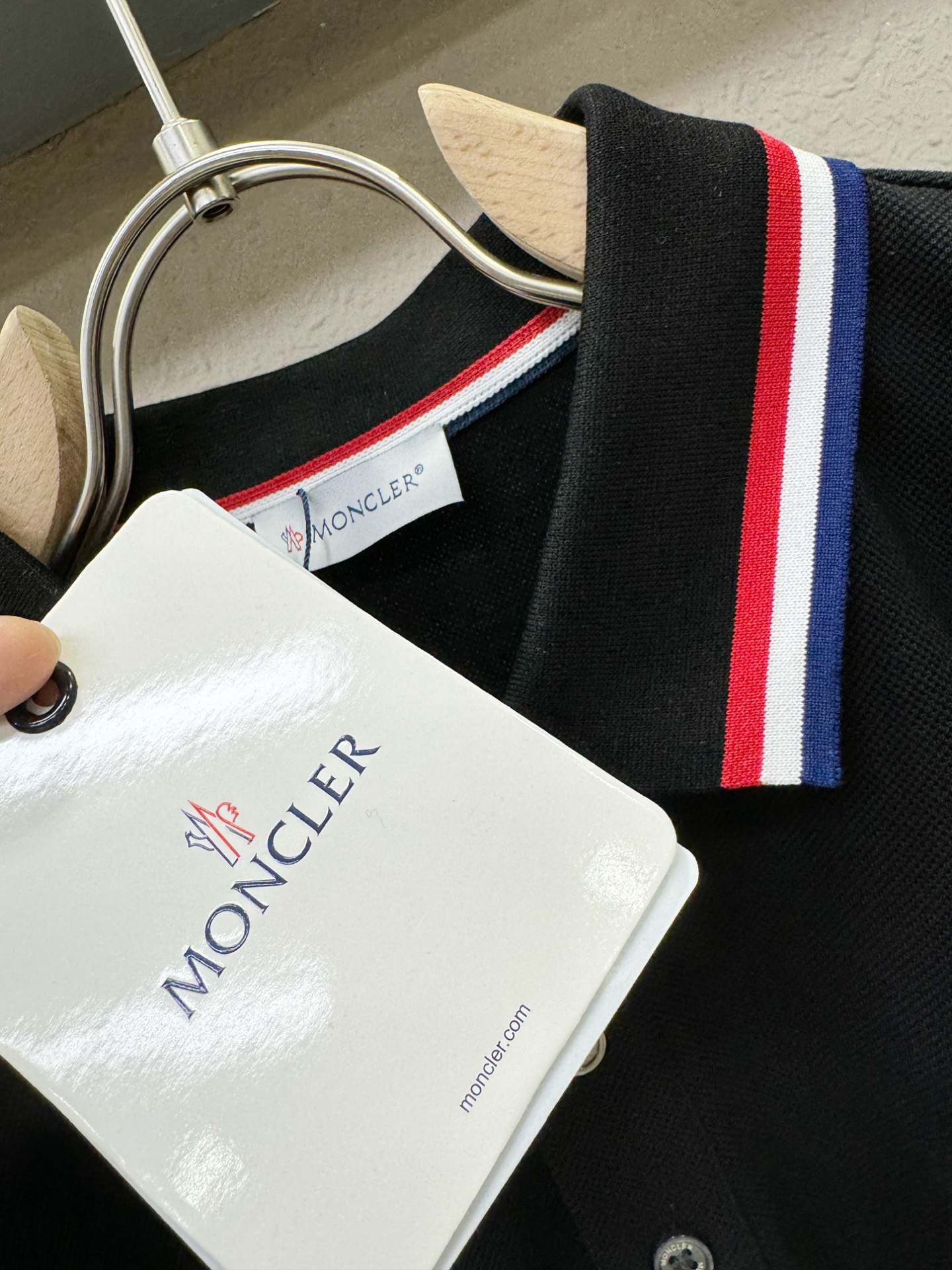  Moncler蒙口 2025官方春夏新款 男士翻领短袖POLO衫，胸口精致Logo，高端主线系列，进口