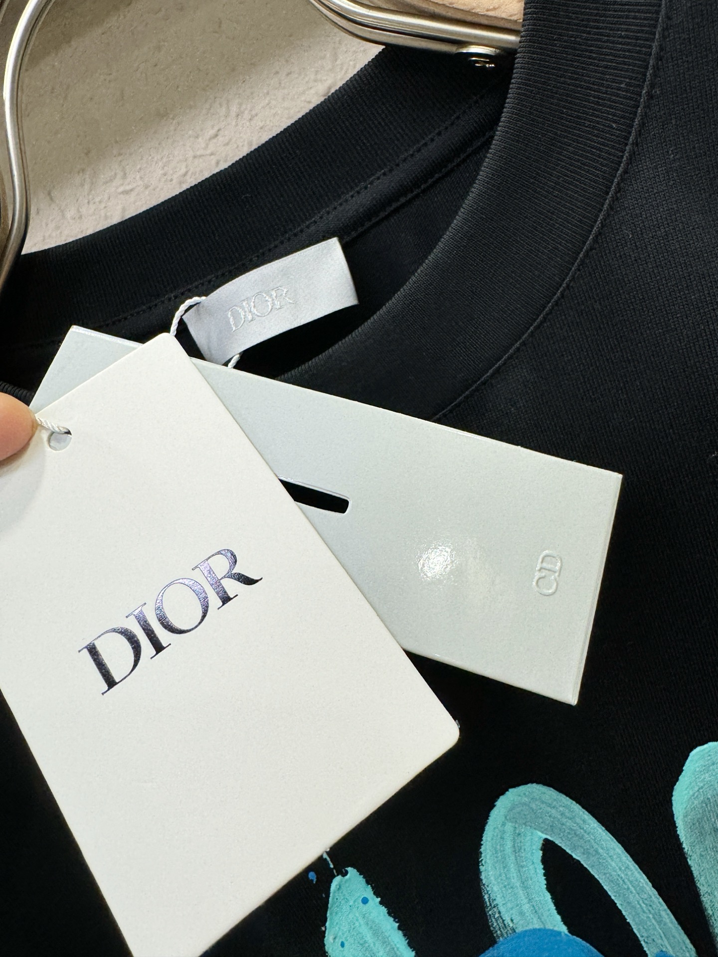  Dior迪奥2025款新品短袖！原版定制面料，手感柔软。顶级进口私货，时尚设计潮流短袖，不失奢华 品质