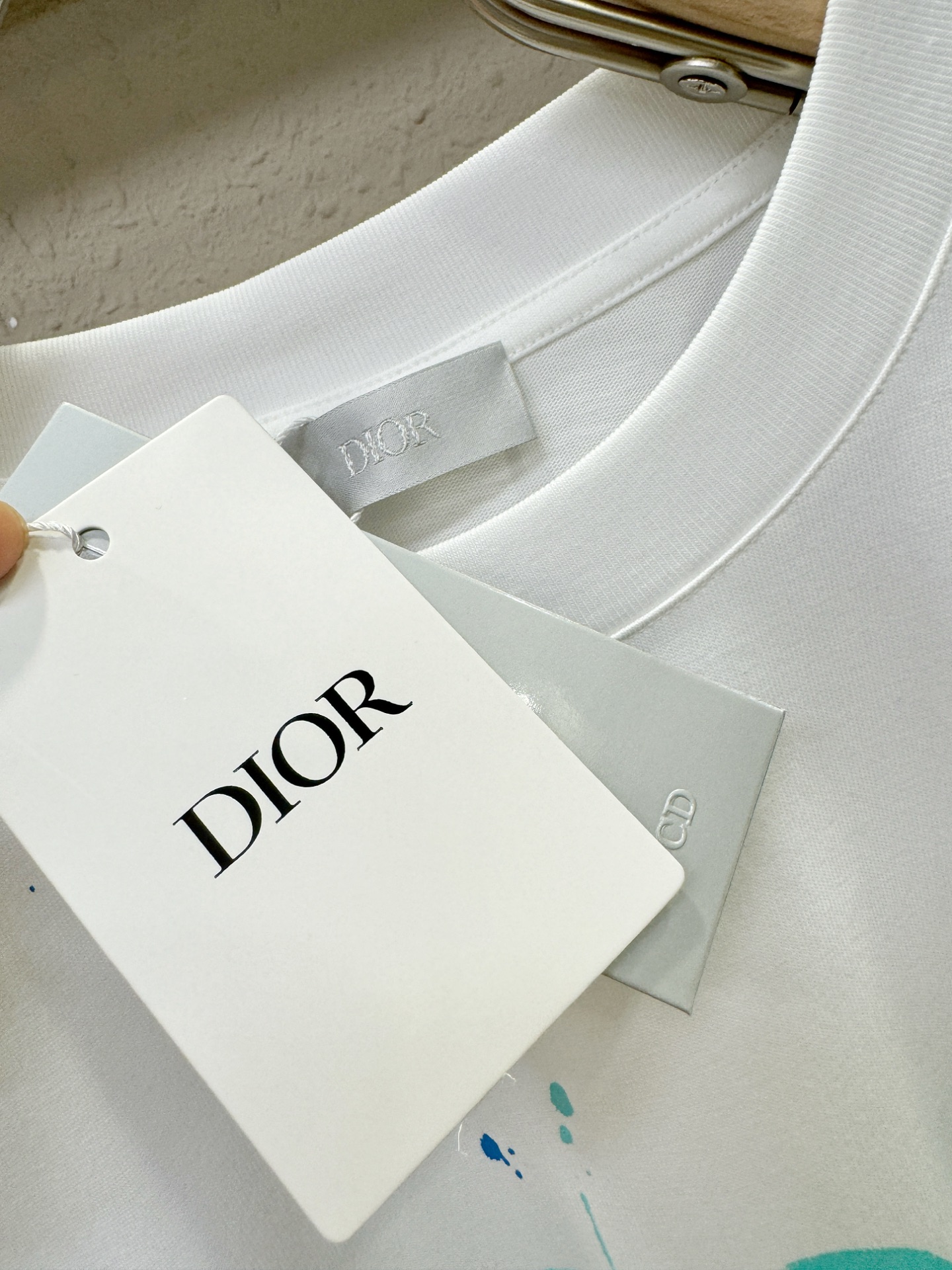  Dior迪奥2025款新品短袖！原版定制面料，手感柔软。顶级进口私货，时尚设计潮流短袖，不失奢华 品质