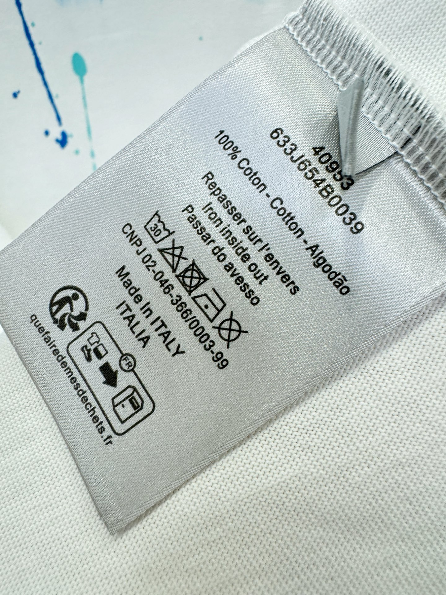  Dior迪奥2025款新品短袖！原版定制面料，手感柔软。顶级进口私货，时尚设计潮流短袖，不失奢华 品质