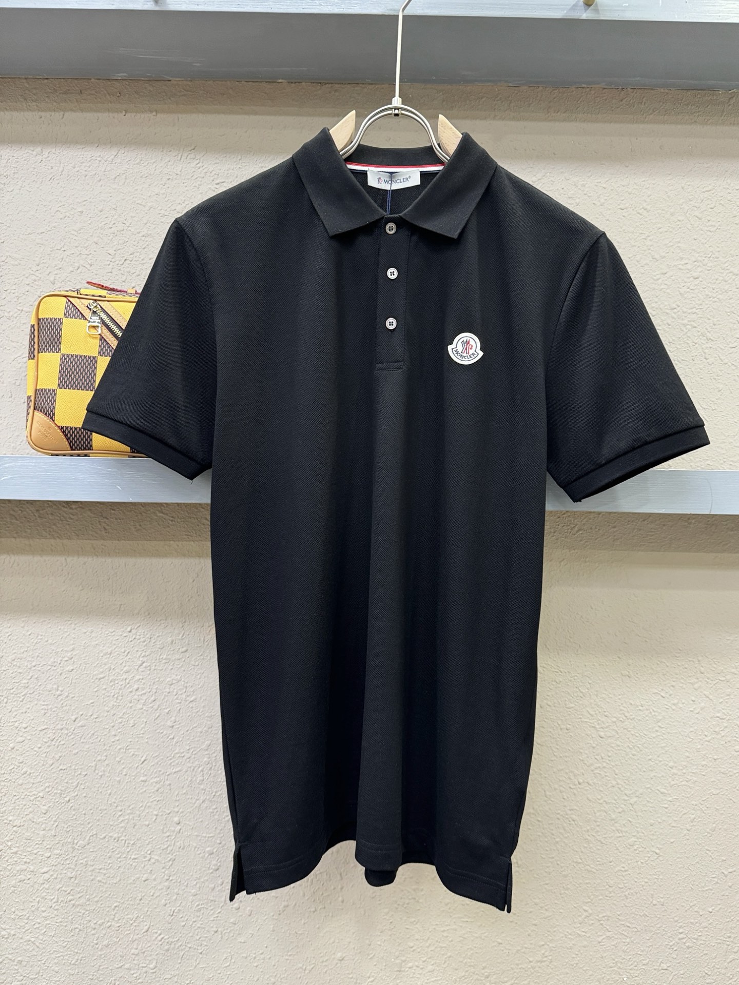  Moncler蒙口 2025官方春夏新款 男士翻领短袖POLO衫，胸口精致Logo，高端主线系列，进口