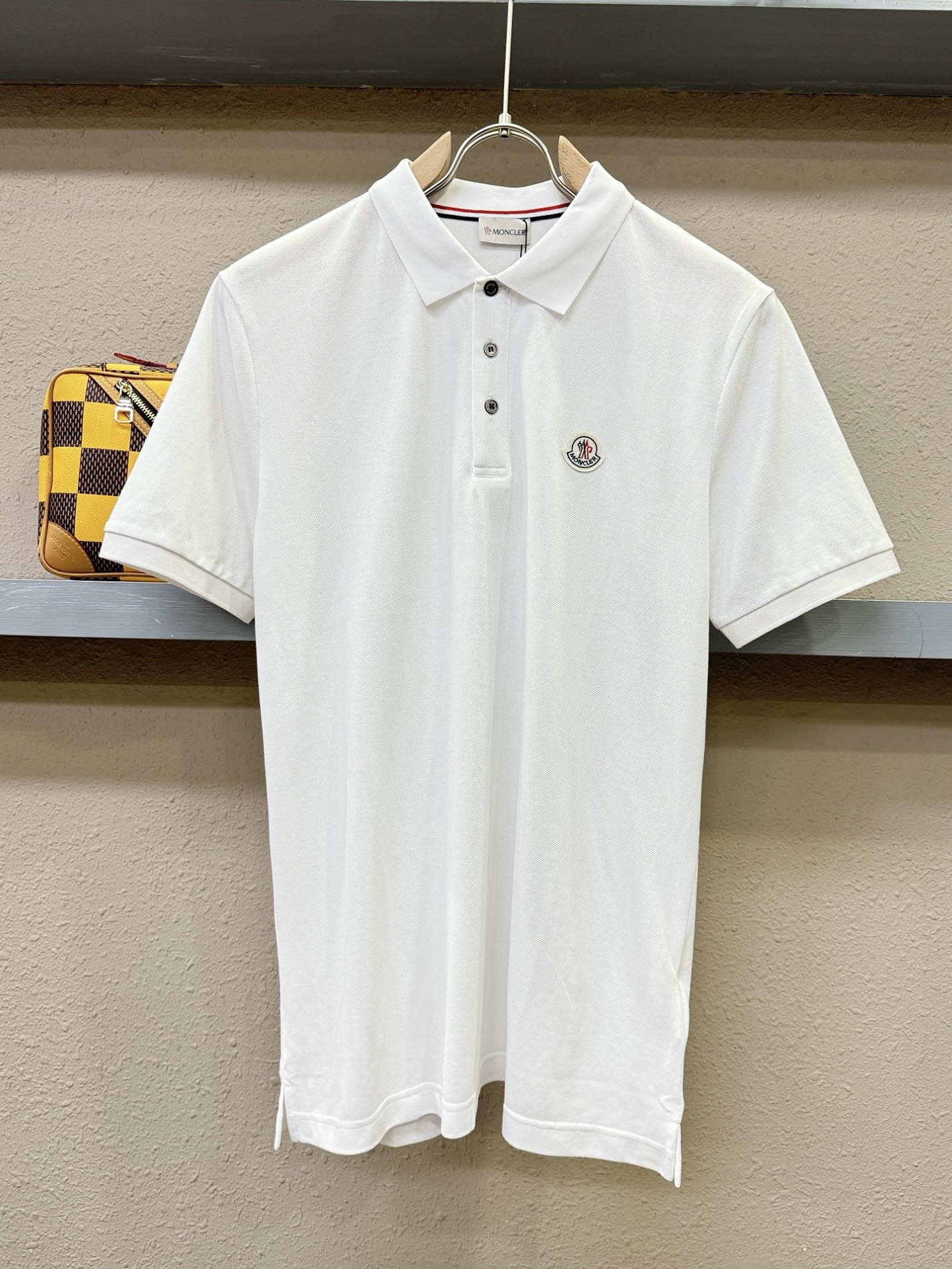  Moncler蒙口 2025官方春夏新款 男士翻领短袖POLO衫，胸口精致Logo，高端主线系列，进口