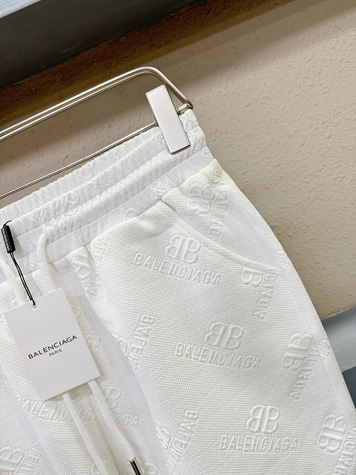  Balenciaga巴黎世家 爆款短裤2025ss新款男士休闲短裤，高端版本！专柜定制面料 透气舒适度