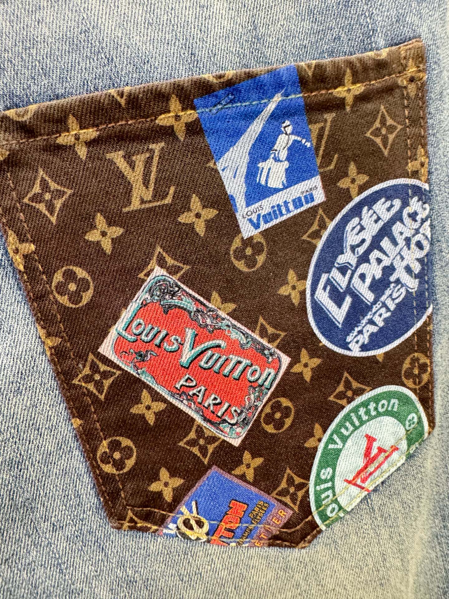 LV  牛仔裤服装,lv 4