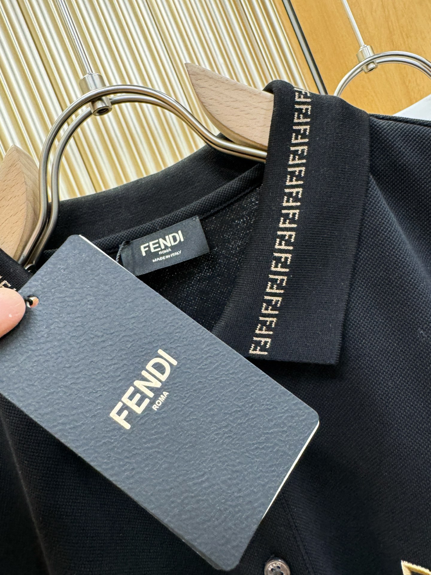 FENDI 高端主线系列 男士翻领短袖POLO衫服装,男,fendi 5
