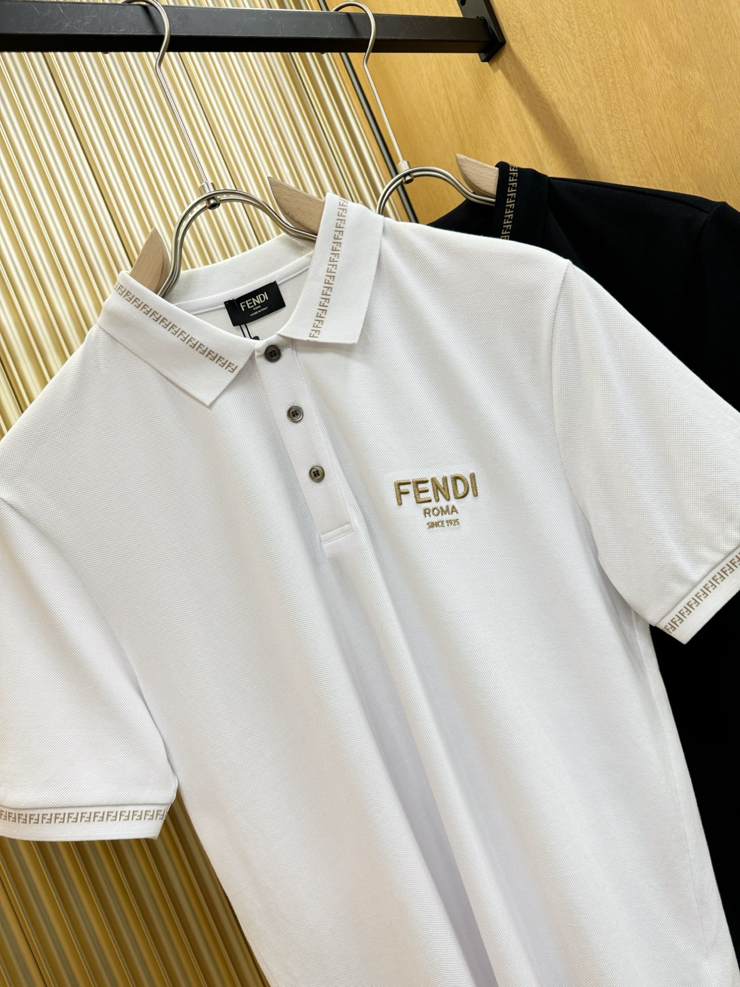 FENDI 高端主线系列 男士翻领短袖POLO衫服装,男,fendi 2