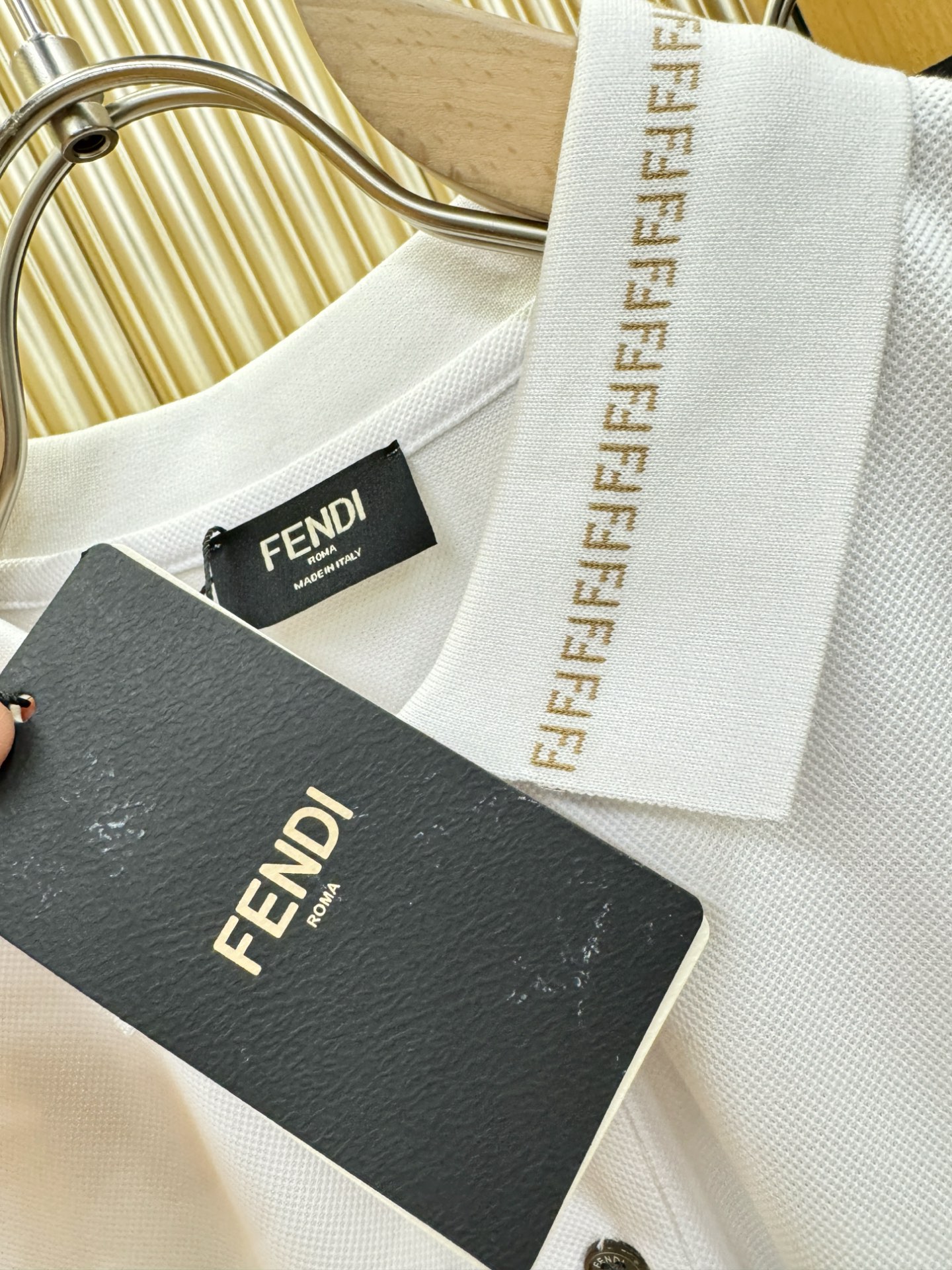 FENDI 高端主线系列 男士翻领短袖POLO衫服装,男,fendi 6