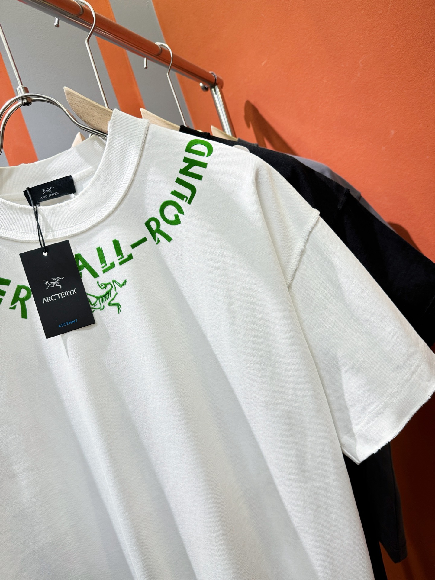  ARC‘TERYX/始祖鸟 2025春夏新款短袖T恤！走秀图案时尚休闲短袖T恤衫！设计logo设计！极