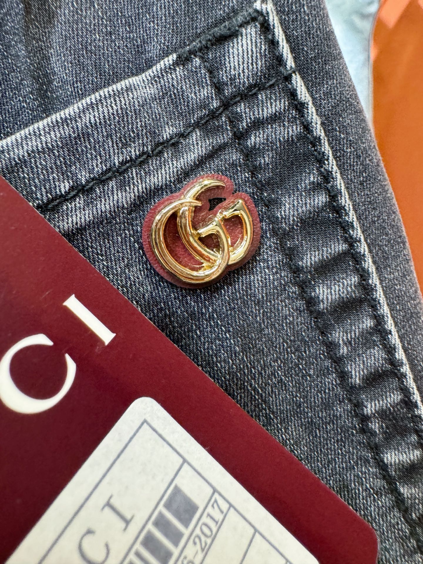  Gucci古奇  原单牛仔裤 2025新品，原版牛仔裤 原版重工打造，品牌经典LOGO设计，三标齐全！
