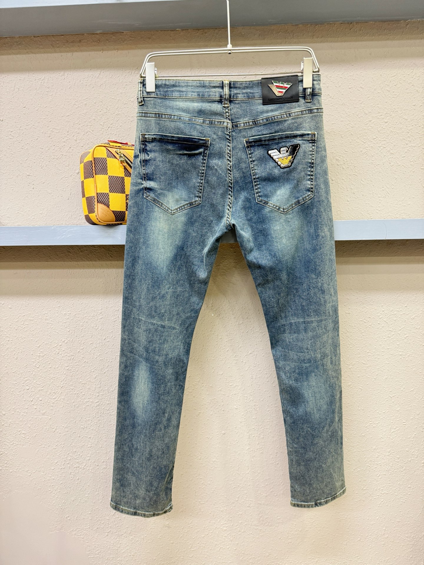 Armani 2025 Classic Logo Design Jeans -Original Hardware & Denim Fabric 10 i1749382645581 1541 0 8
