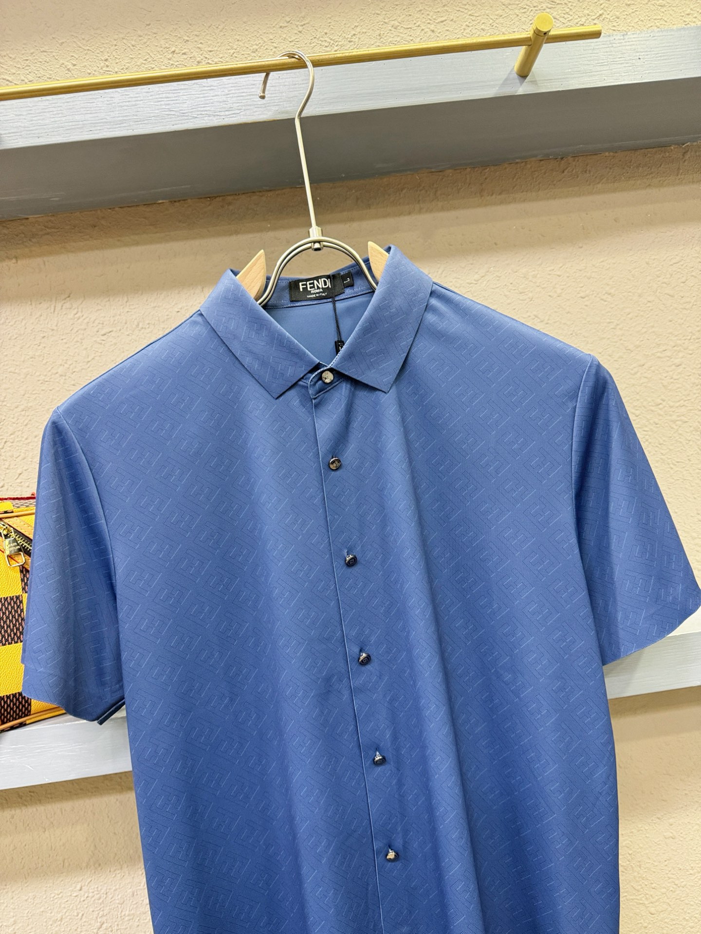 Fendi 2025 Men's Ice Silk Button-Down Shirt - Breathable & Stylish 6 i1749382930599 432 0 4