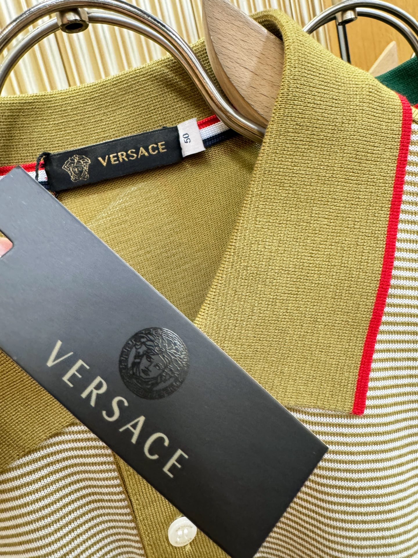 Versace 2025 New Men's Short Sleeve Polo Shirt,Premium Silk Fabric 5 i1749383348990 8259 0 3