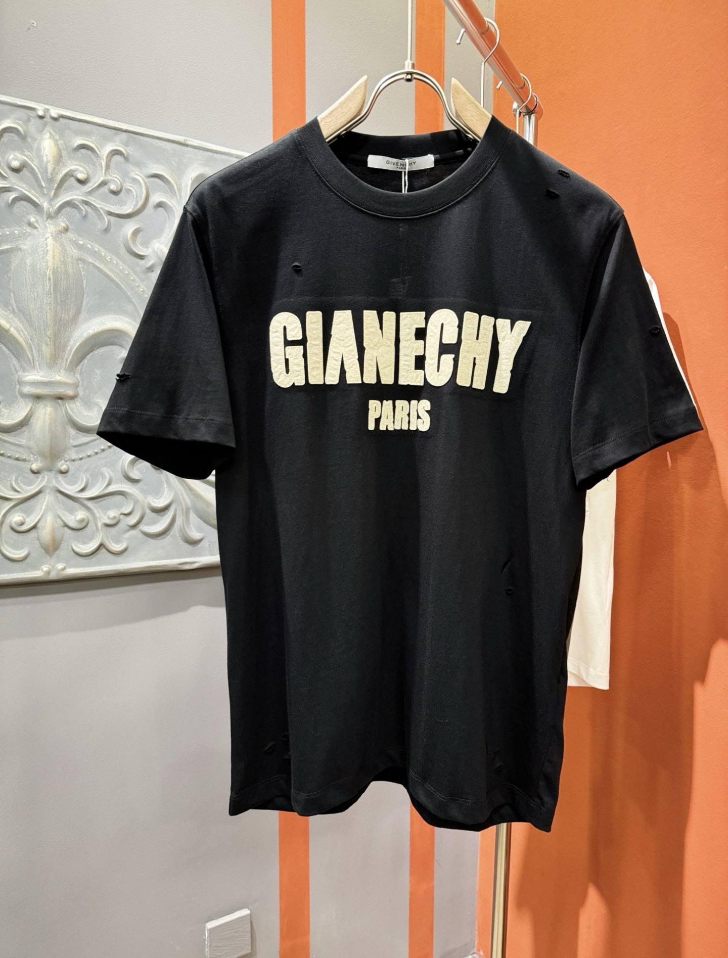  (最大可穿240斤) Givenchy 纪梵希 2025春夏新款短袖T恤！走秀图案时尚休闲短袖T恤衫！