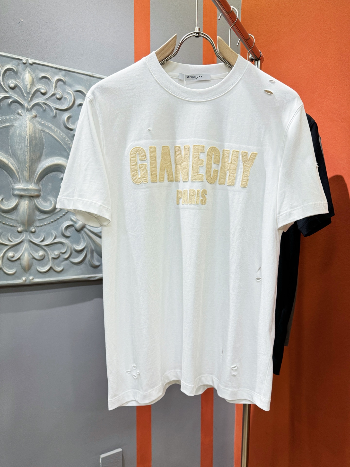  (最大可穿240斤) Givenchy 纪梵希 2025春夏新款短袖T恤！走秀图案时尚休闲短袖T恤衫！